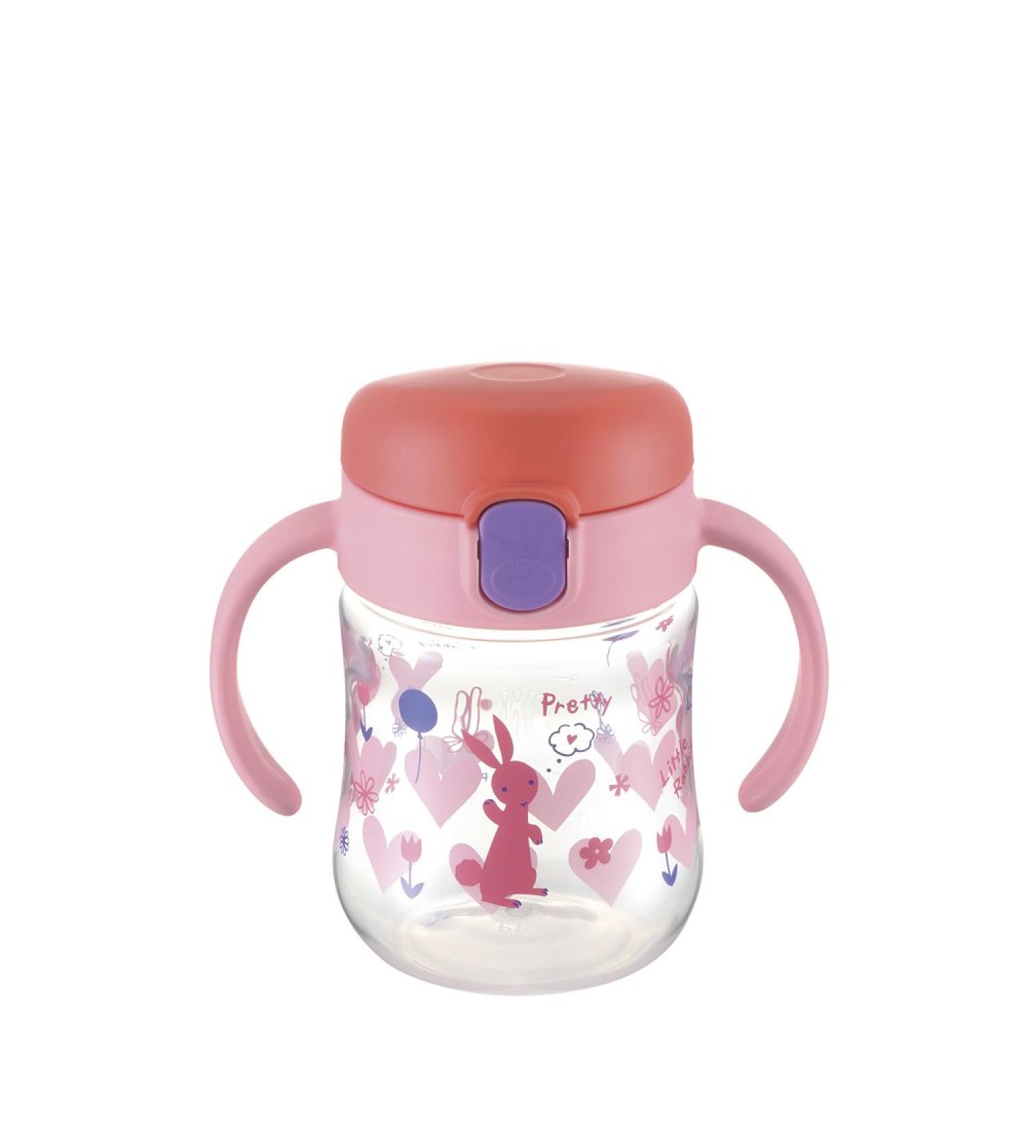 Richell Straw Mug Pink 200ml - Ideal for 8 Months+ Babies - Buy Online on GoSupps.com