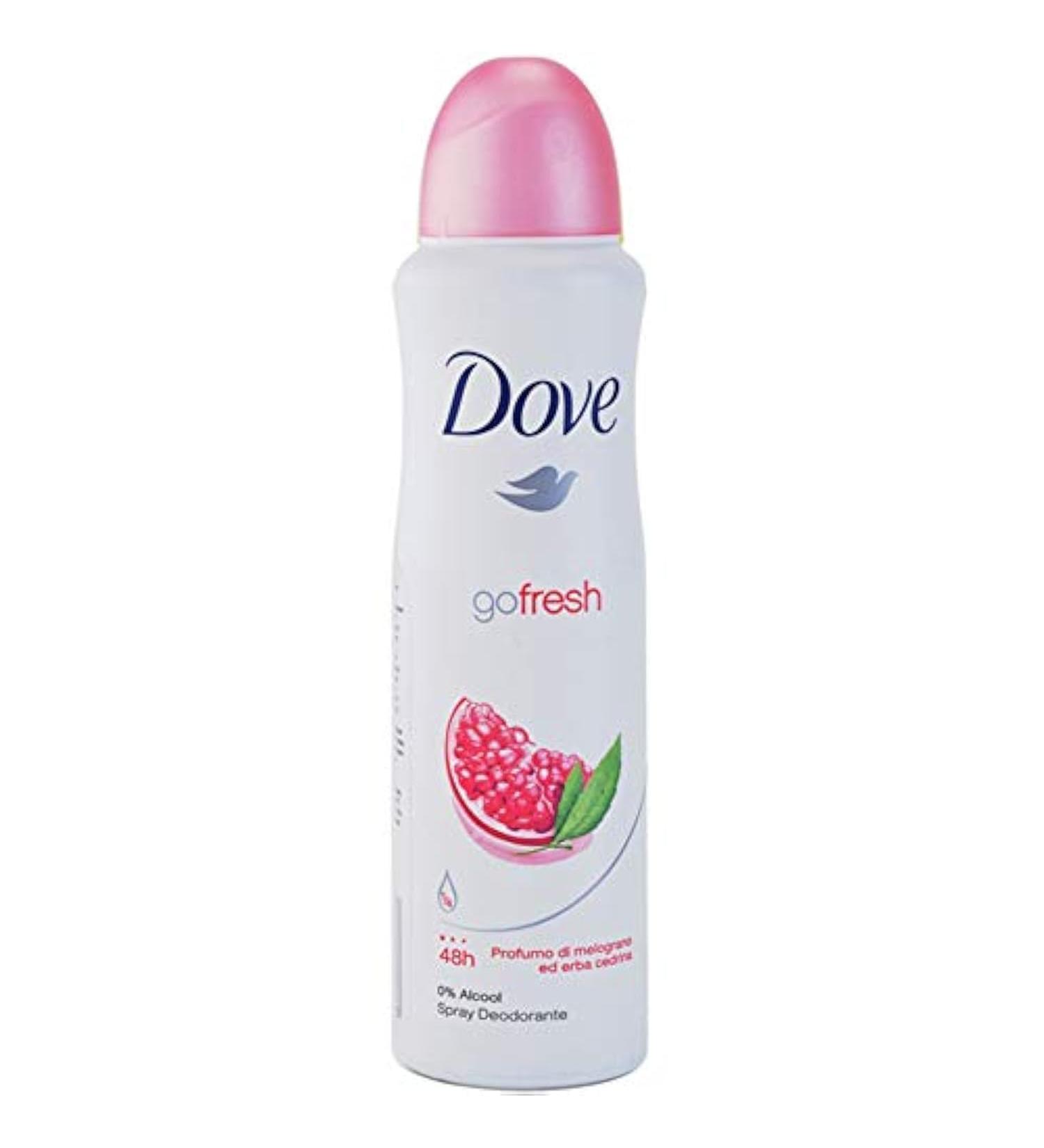 Dove Red Body Spray Pomegranate -5.1oz - Buy Online on GoSupps.com