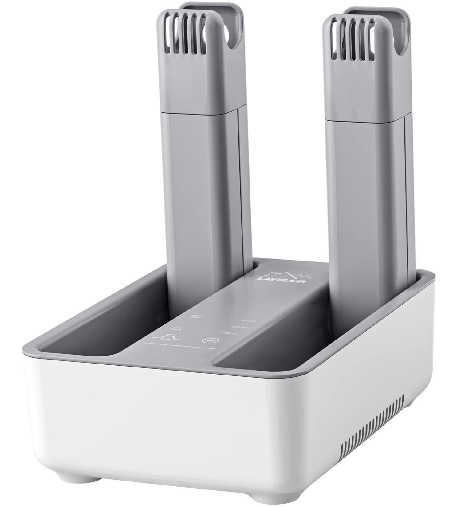 LAVIEAIR Boot Dryer  Shoe Dryer and Deodorizer with Timer for Drying Low Boots  Martin Shoes  Sport Shoes  Sneakers  Soccer Shoes  Gloves and More - Buy Online on GoSupps.com