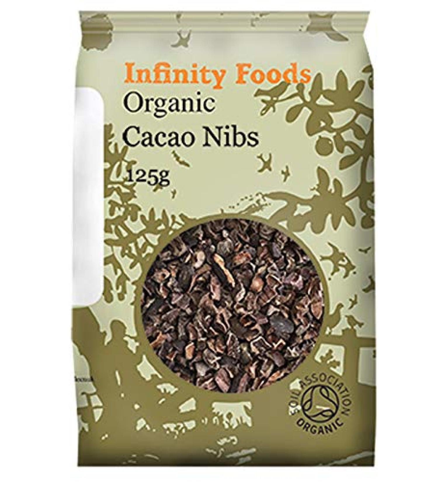 Infinity Foods Organic Cacao Nibs Raw 125g