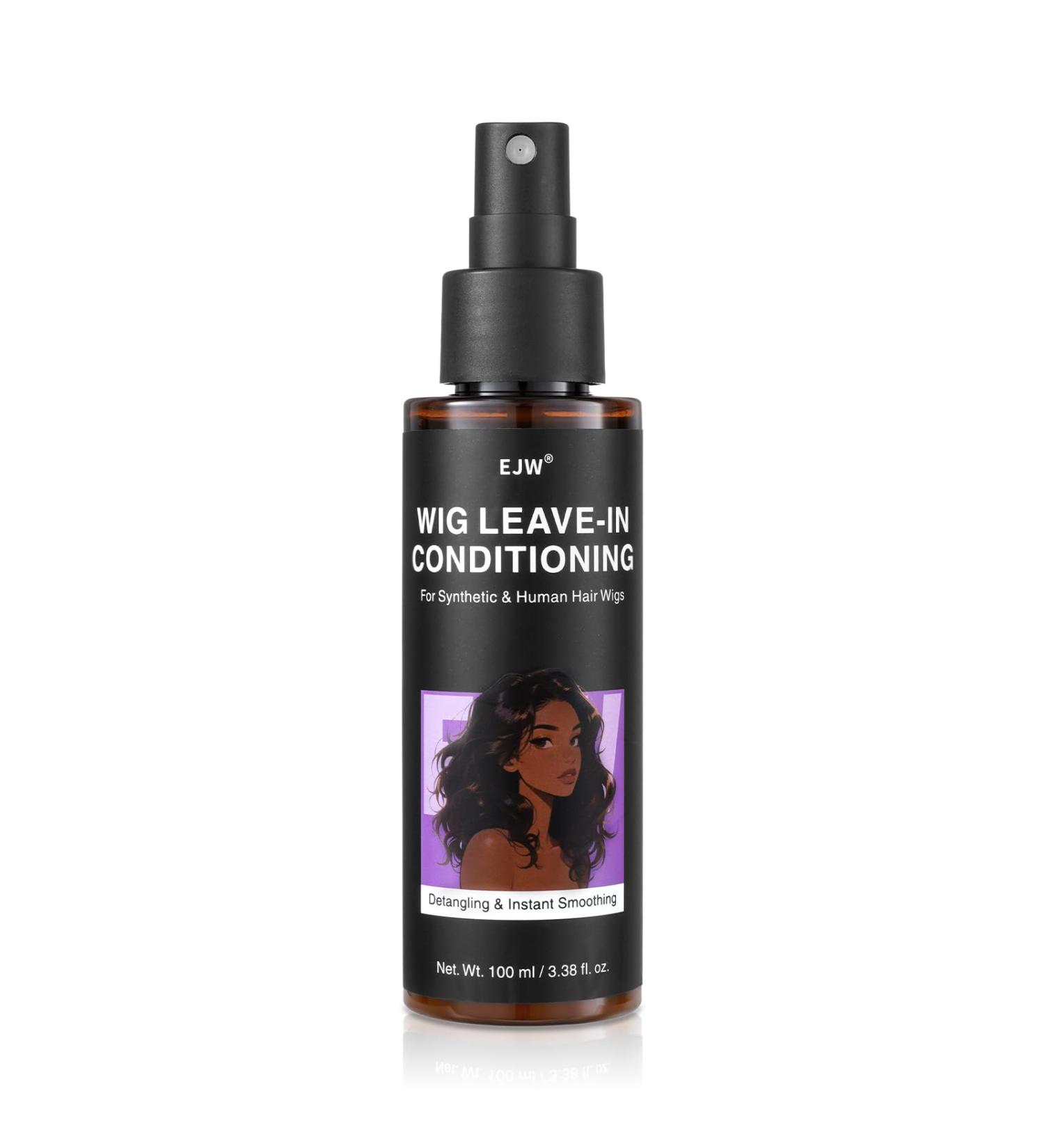 Spray Soin Sans Rin age pour Perruques D m lant & Anti-Frisottis pour Perruques Synth tiques et Naturelles Avec Huile de Jojoba Sans Rin age Douceur Instantan e 100ml - Buy Online on GoSupps.com