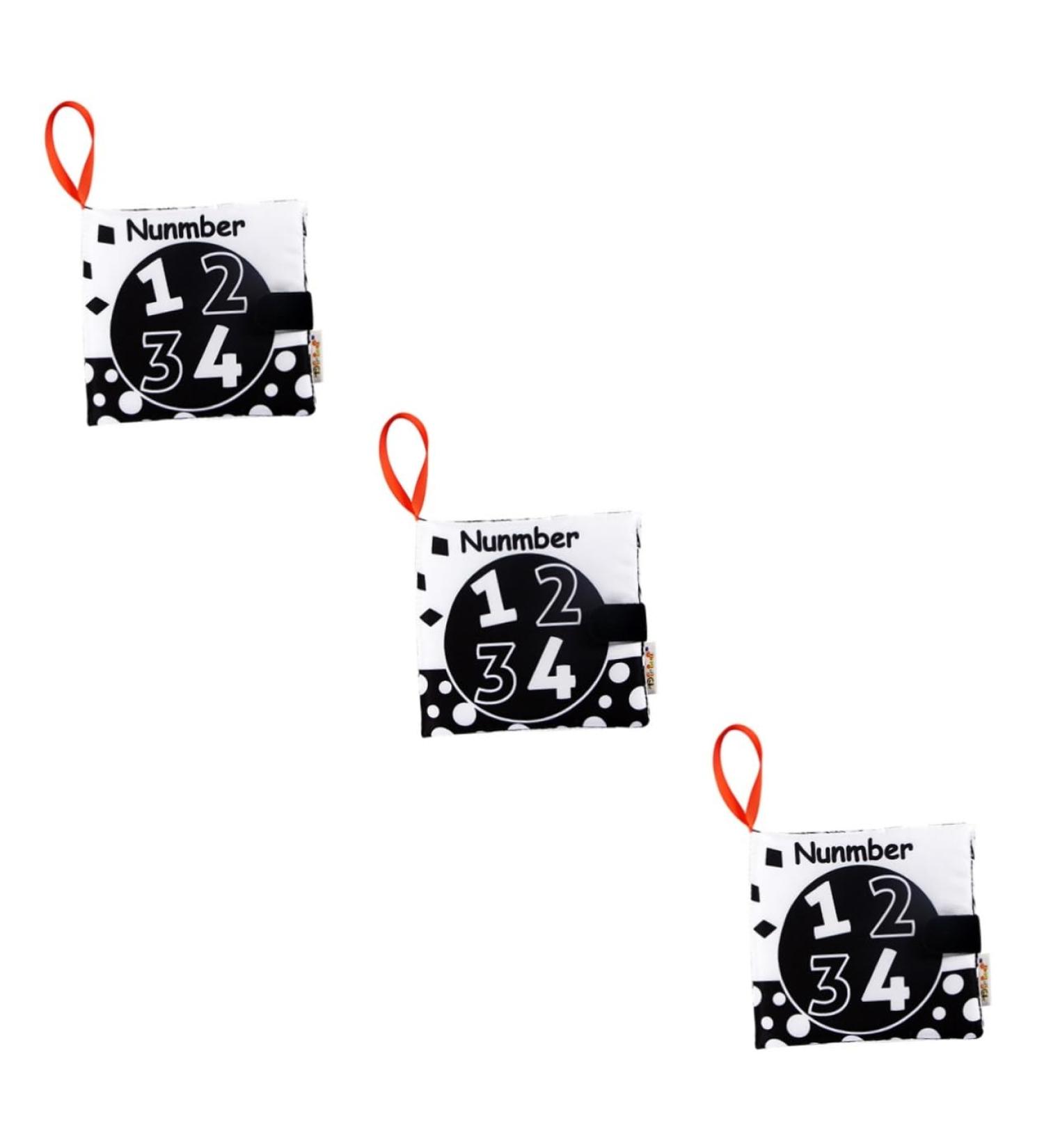 Abaodam 3ST Fabric Activity Book for Toddlers | Learning Toy for Babies 0-6 Months | Interactive Books for Small Children - Buy Online on GoSupps.com