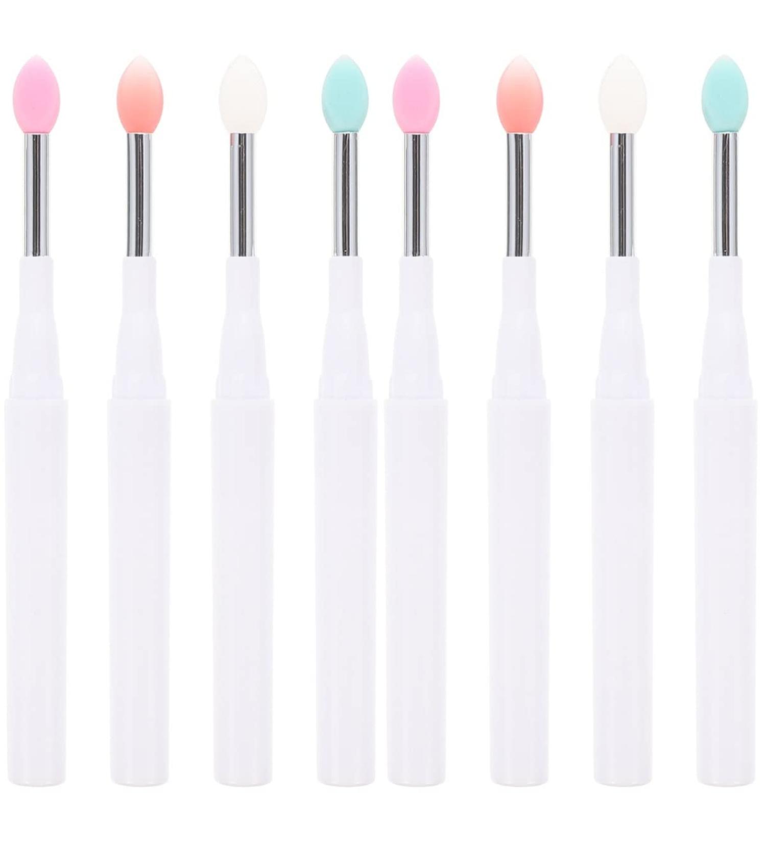 Buy Minkissy 8 Pcs Silicone Lip Brush Set | Makeup Tools for Lip Balm & Mascara | International Shipping Available - Buy Online on GoSupps.com