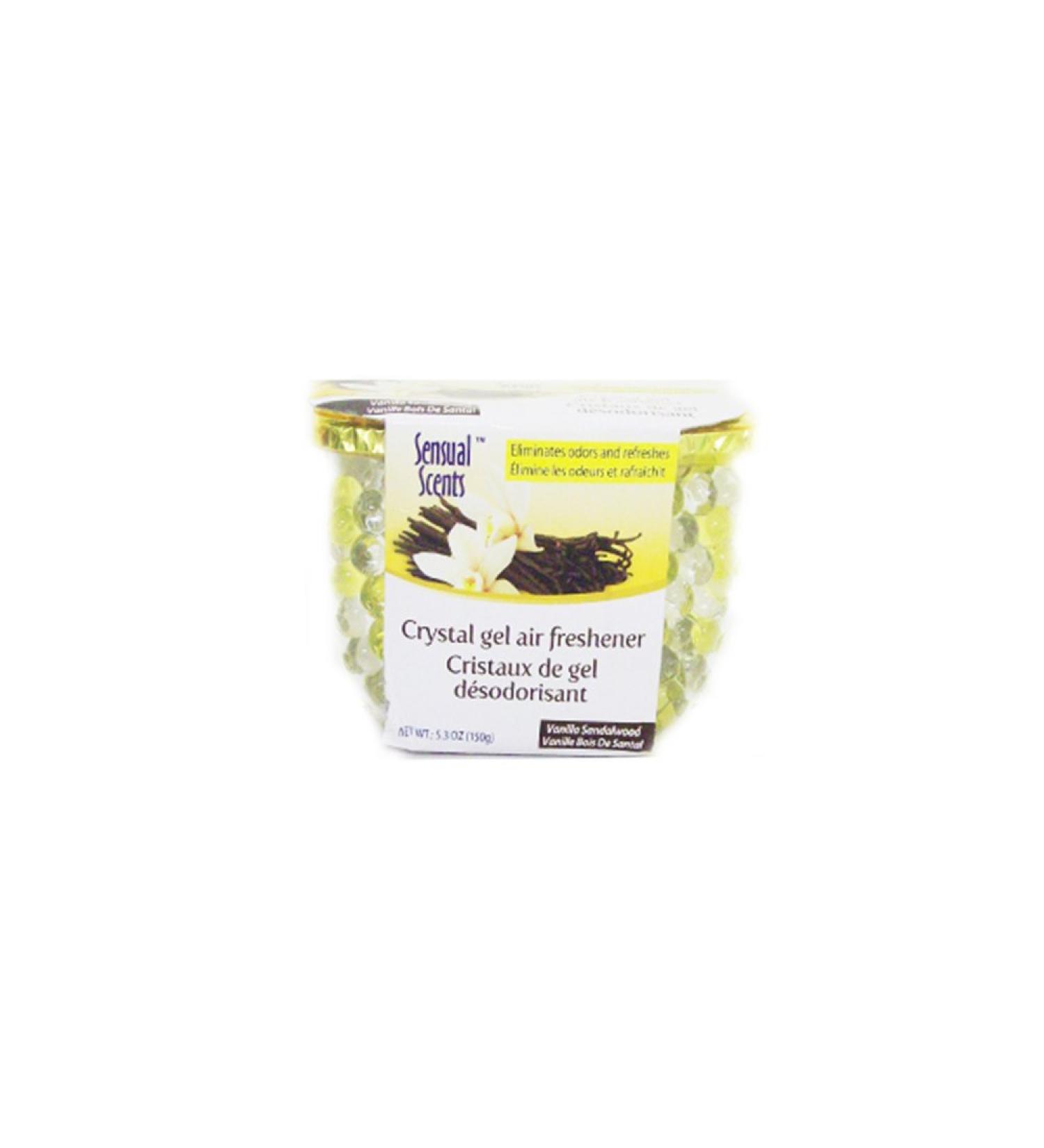 Sensual Scents Crystal Gel Air Freshener- Vanilla Sandalwood (150g) 309963