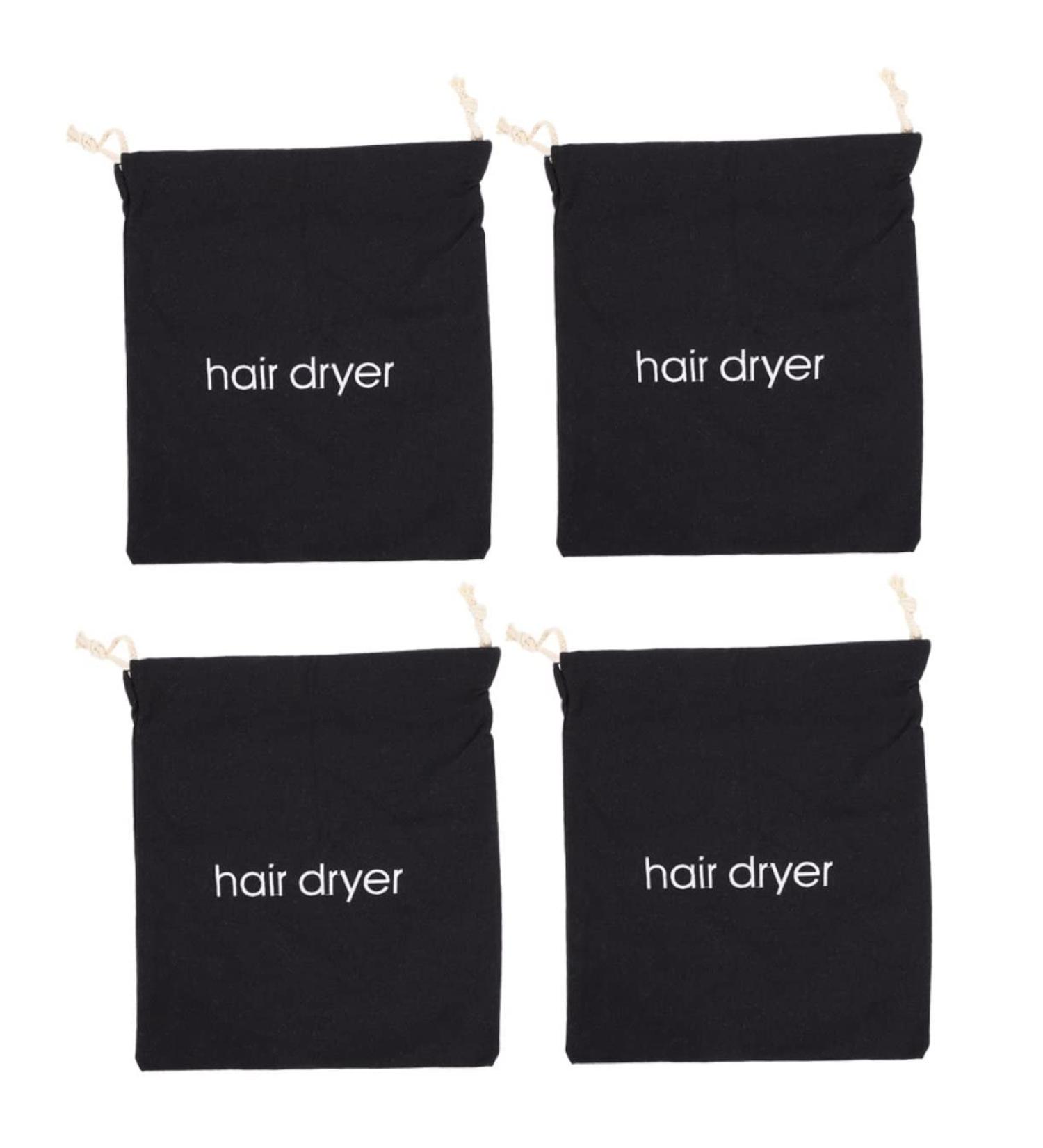 Beavorty Curly Hair Wig 4pcs Hair Dryer Storage Bag Crimper Hair Tool Hairdryer Storage Organizer Cosmetic Bags Travel Bag - Buy Online on GoSupps.com