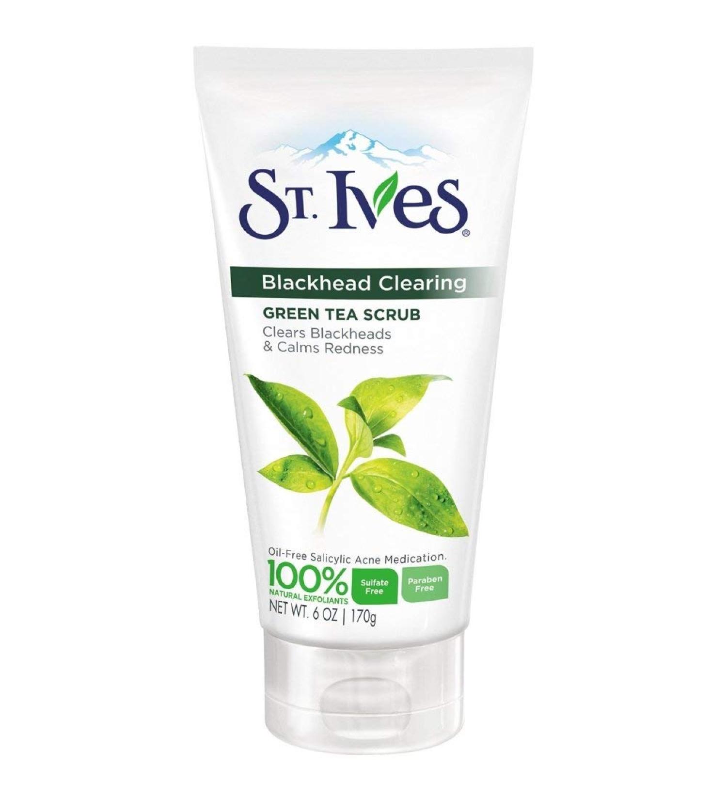 St. Ives Blackhead Clearing Face Scrub Green Tea 6 oz - Pack of 7 | International Shipping Available - Buy Online on GoSupps.com