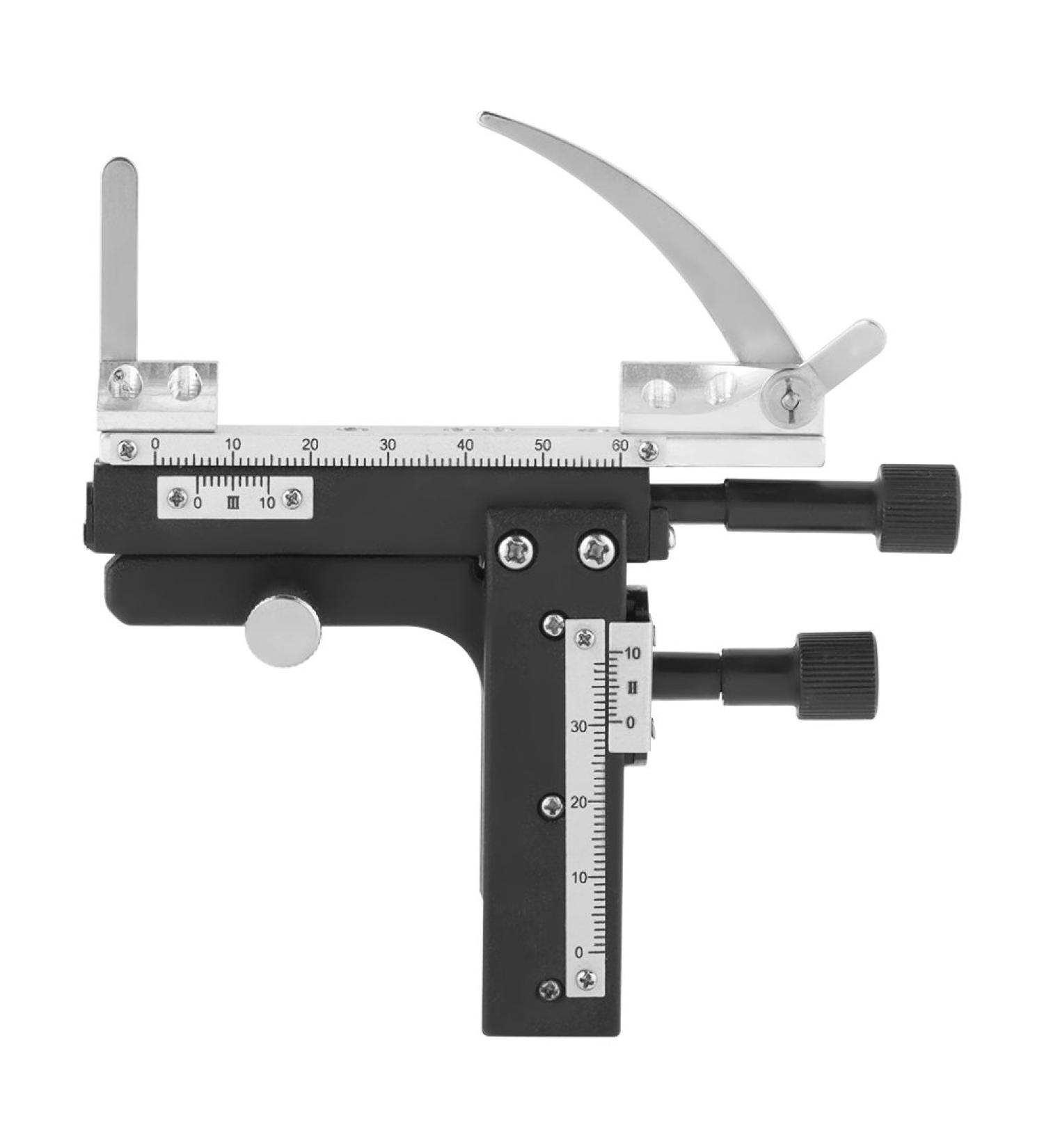 High Precision 14.5cm X-Y Moveable Stage for Microscope | Manual Caliper Lift, 16cm Height - Buy Online on GoSupps.com