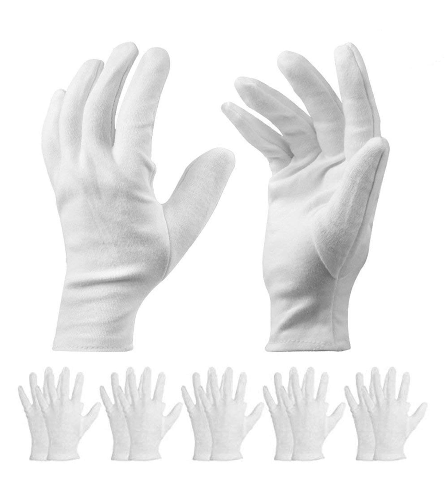 10 Pairs Small Cotton Moisturizing Gloves for Sensitive Skin - Eczema Relief for Kids & Adults - Reusable Work and Inspection Gloves (20 Count) - Buy Online on GoSupps.com