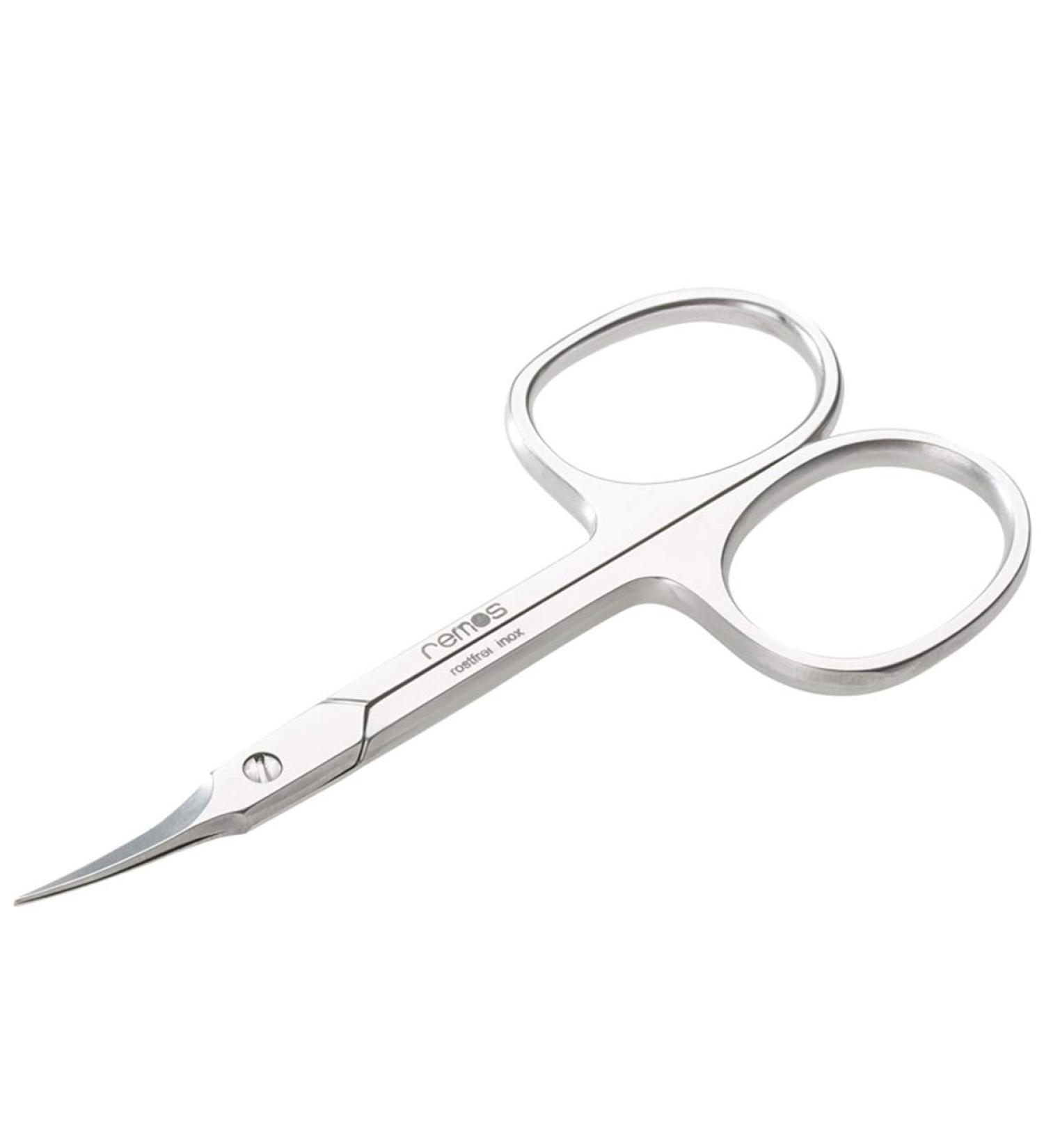 REMOS Professional Stainless INOX Cuticle Scissors 9.5cm - Precision Tool for Cuticles - Buy Online on GoSupps.com