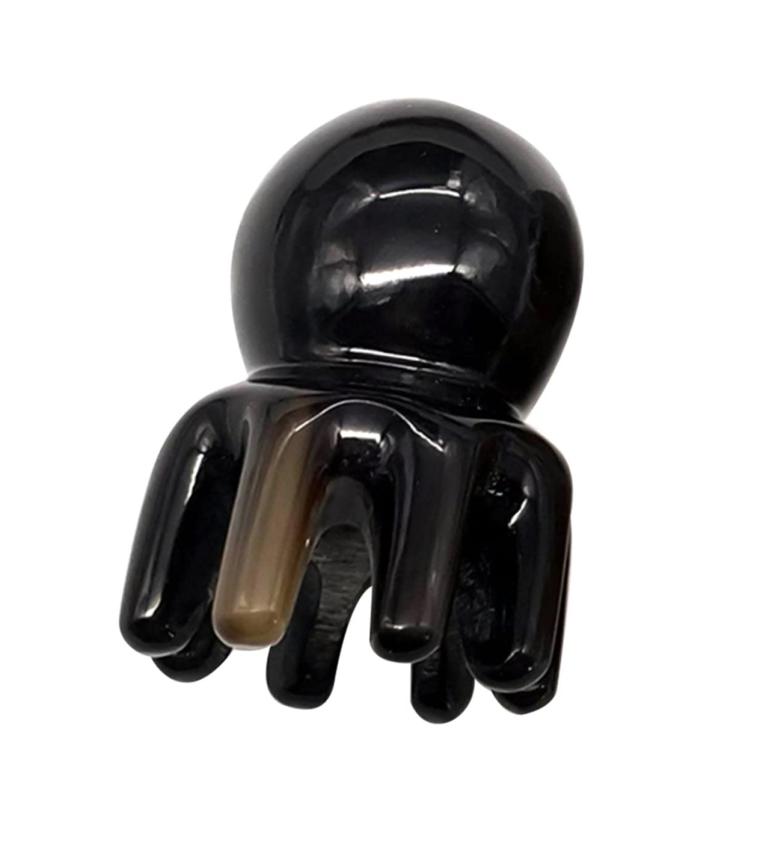 Frcolor Octopus Massage Comb | Portable Handmade Horn Hair Brush for Scalp Scrubbing & Massage | Natural Horn Tool for Beautiful Hair - Buy Online on GoSupps.com