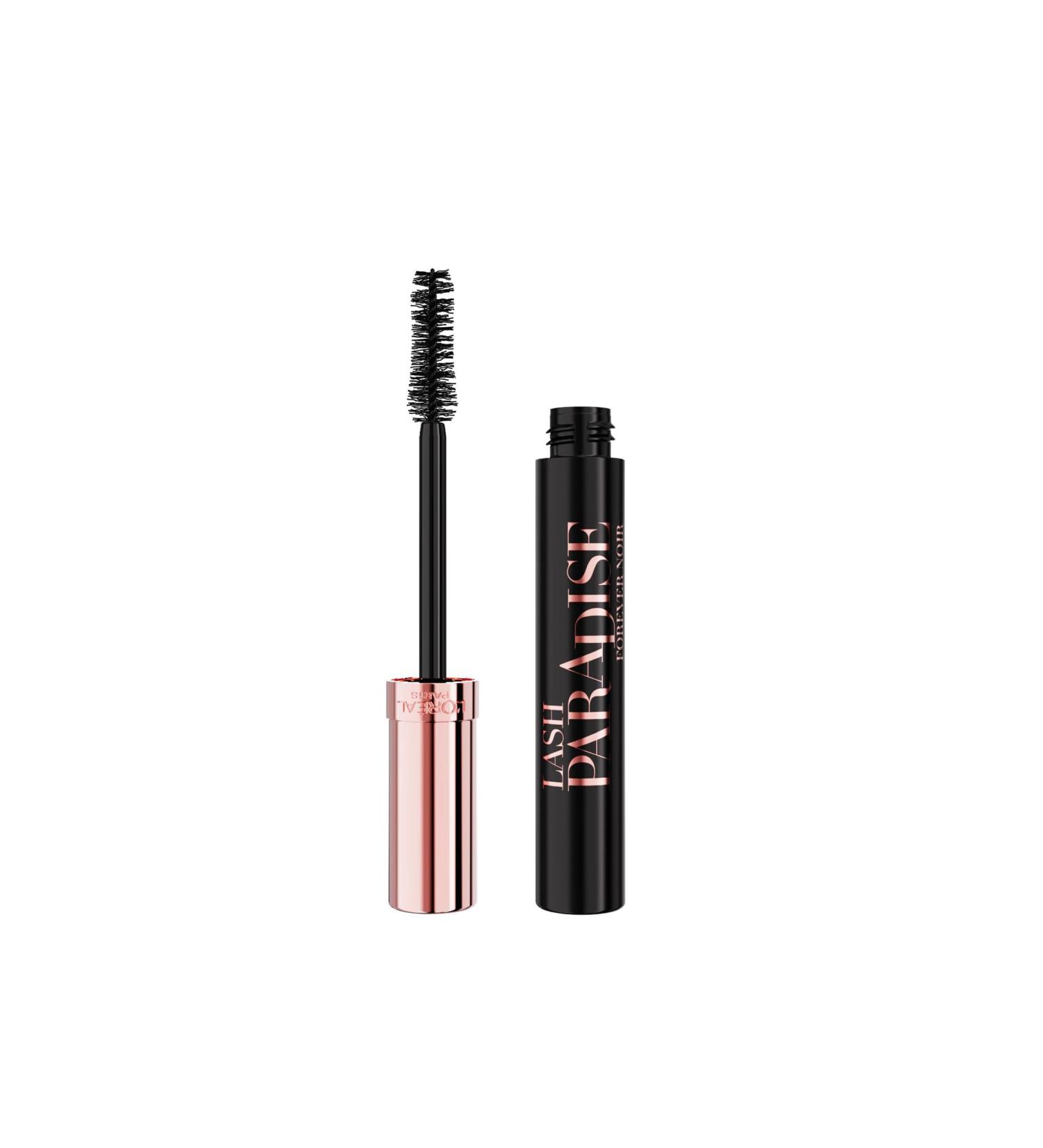 L Or al Paris - Intense Black Volume and Prodigious Length Mascara - Ultra-Soft Brush - For All Types of Lashes - Lash Paradise Forever Black - Shade: Intense Black - 6.4 ml - Buy Online on GoSupps.com
