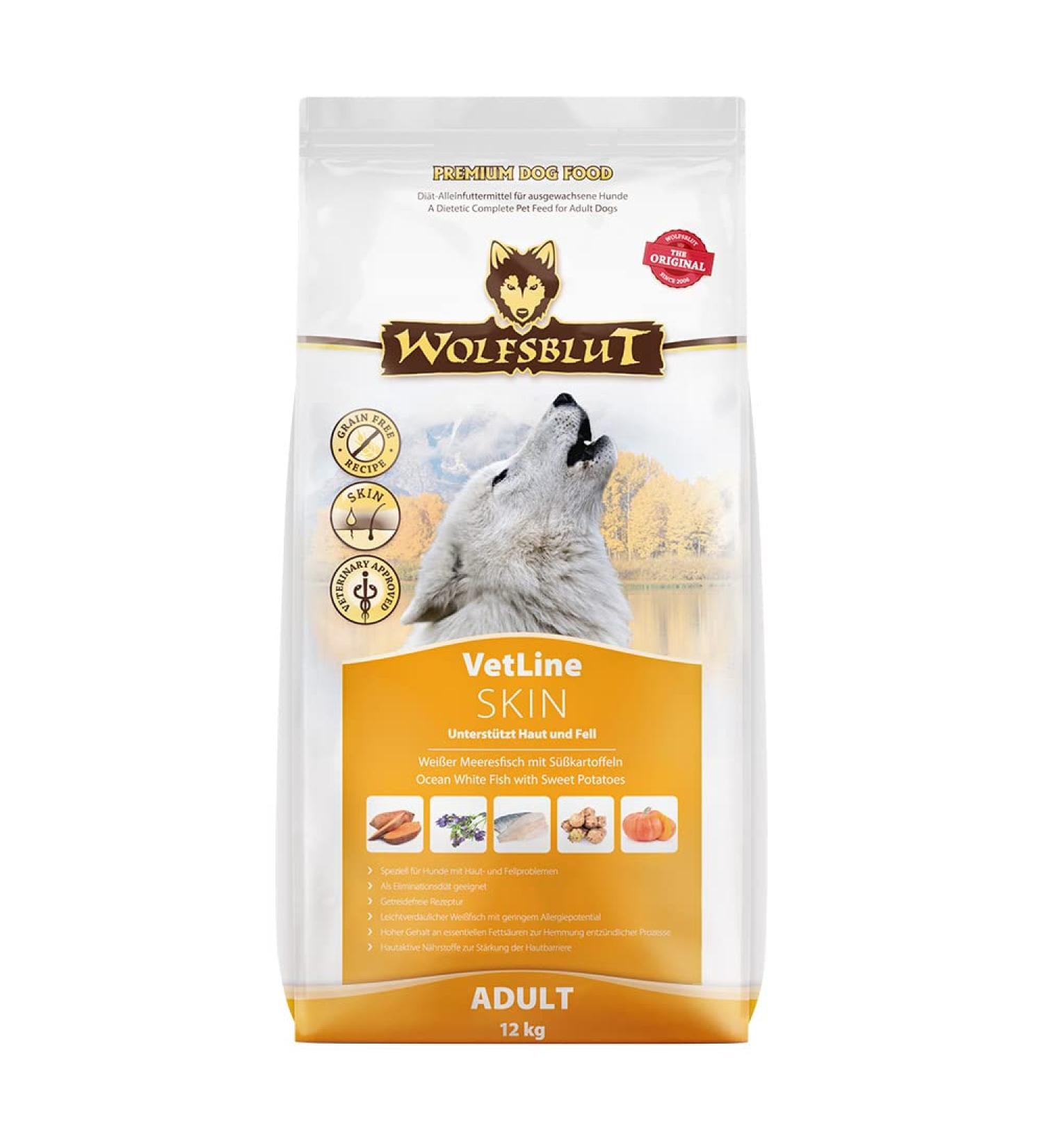 Wolfsblut VetLine Skin Poisson Blanc 12 kg