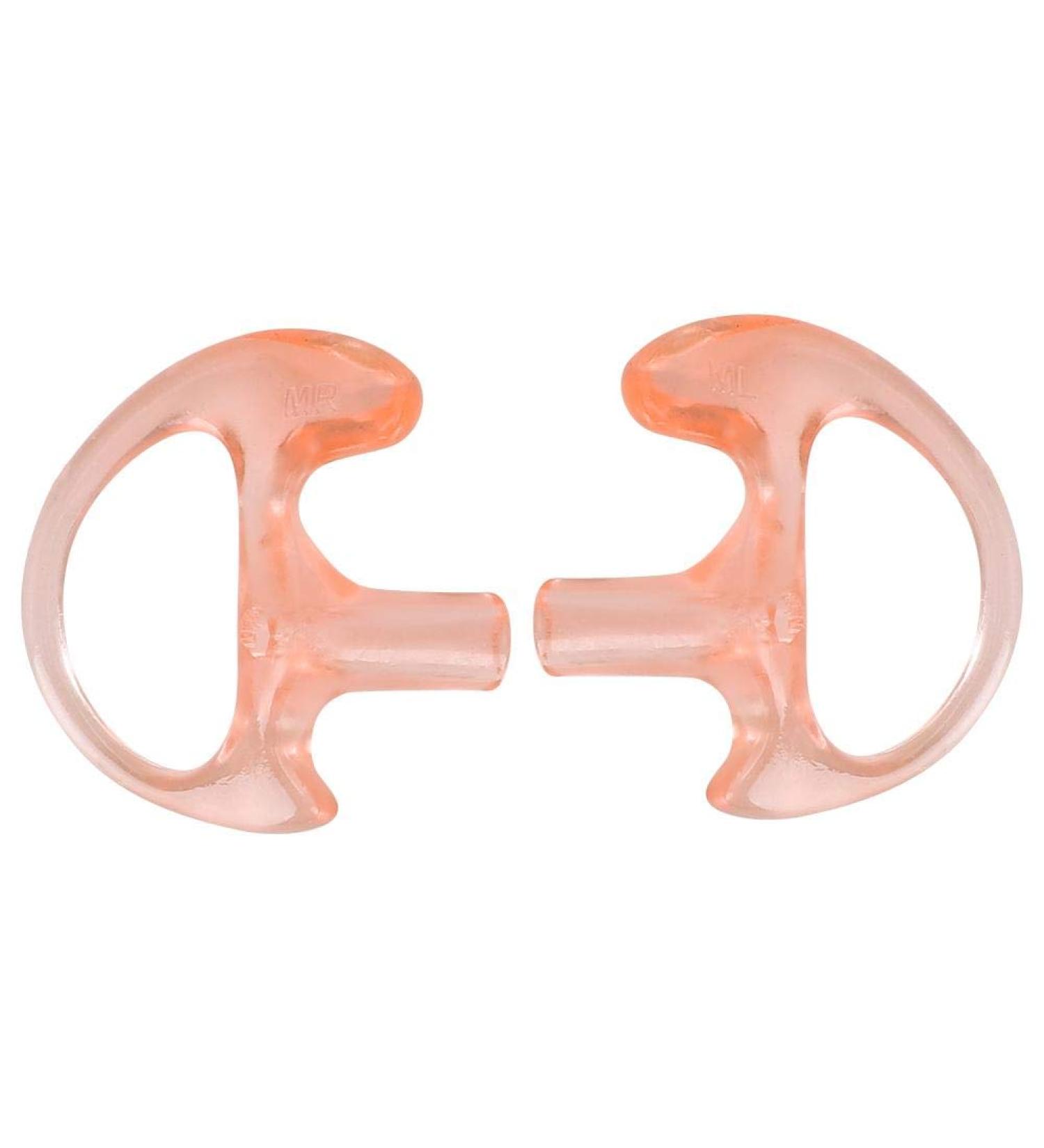 Replacement Soft Silicone Earmold Pink Earpiece Good Stretching Two-Way Radio Ear Soft Insert Silicone Earplug for Most Coil Tube Audio Kits for Both Left and Right Ears(M) - Buy Online on GoSupps.com