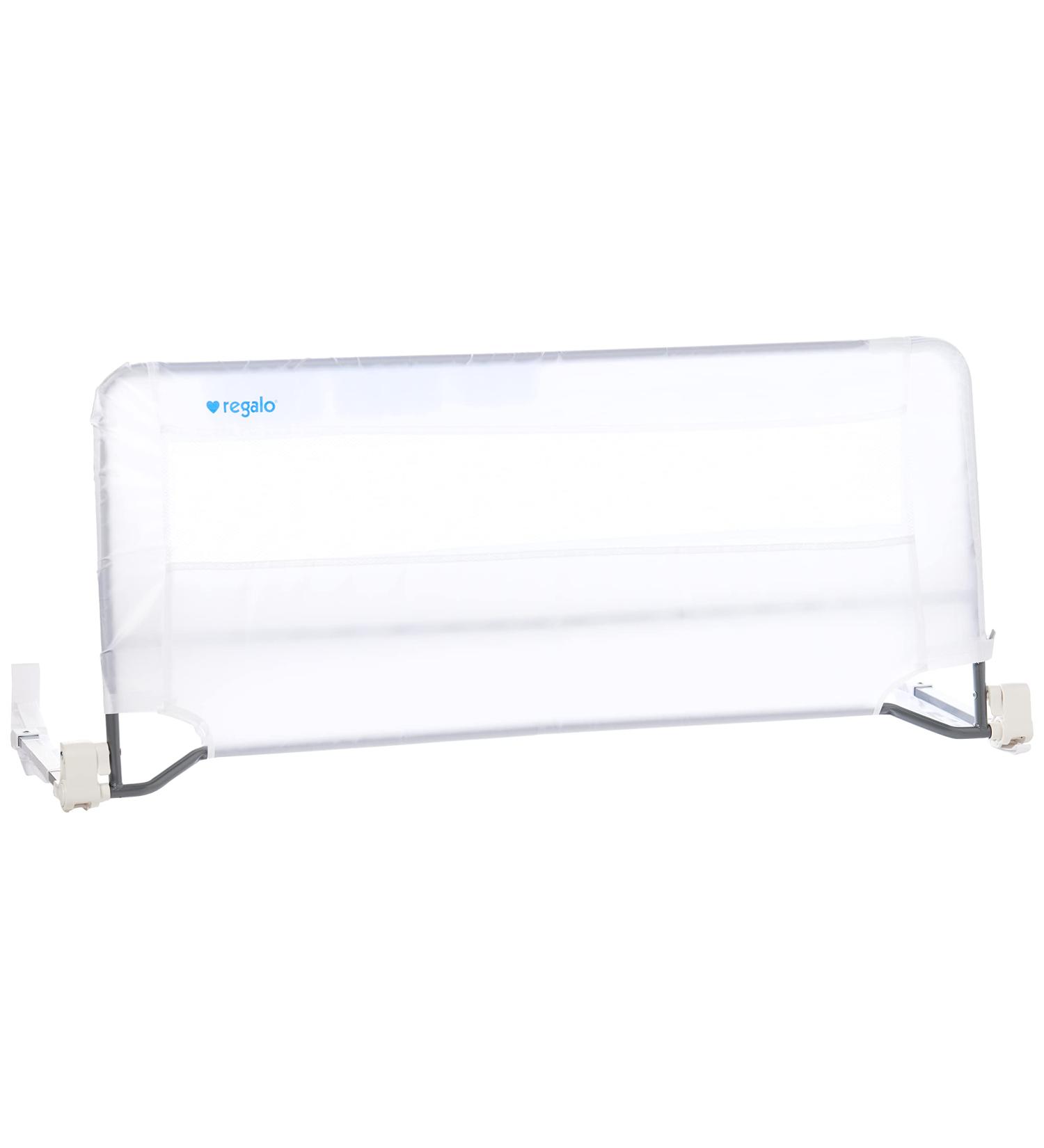 Regalo Swing Down Bed Rail Guard  with Reinforced Anchor Safety System 43 Inch - Buy Online on GoSupps.com