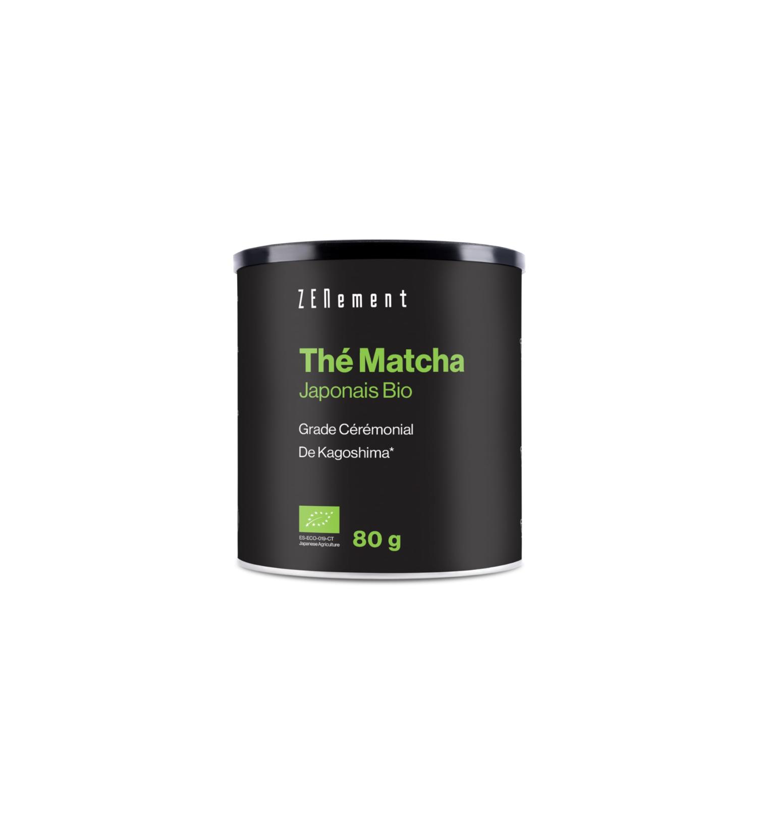 Organic Ceremonial Matcha Tea - Grown in Kagoshima Japan - Rich in Catechins L-Theanine and Antioxidants 100% Natural - 80g - Buy Online on GoSupps.com