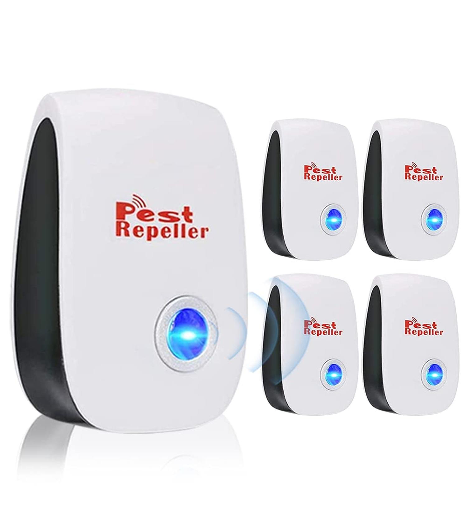 Bestzy Ultrasound Pest Control Repeller - 4-Piece Electronic Insect Defense for Cockroaches Mice & Mosquitoes - Effective International Shipping - Buy Online on GoSupps.com