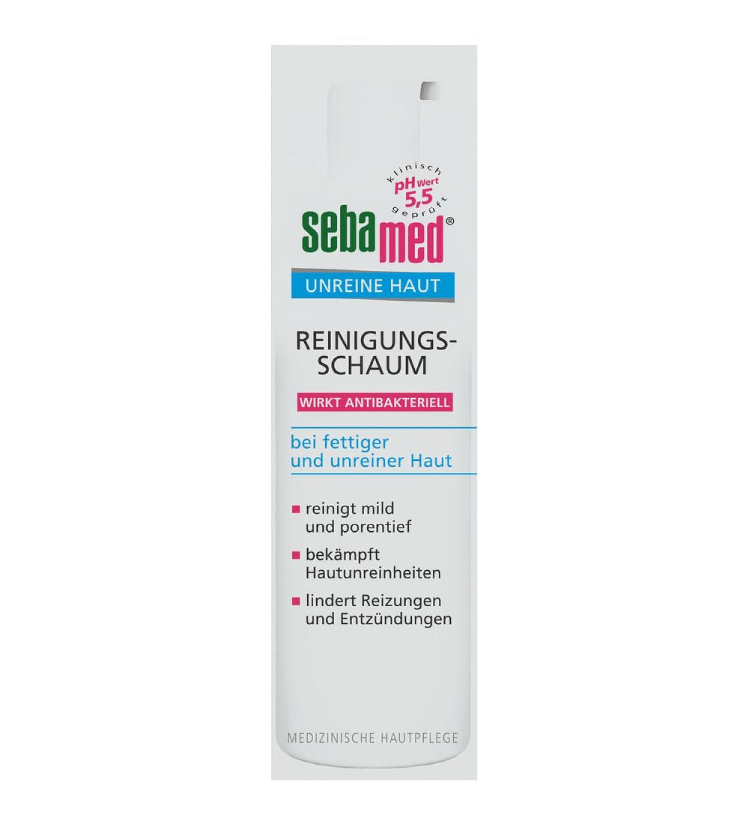 Sebamed Impure Skin Cleansing Foam - 150ml for Oily Skin Microplastic-Free Facial Cleanser | International Shipping Available - Buy Online on GoSupps.com