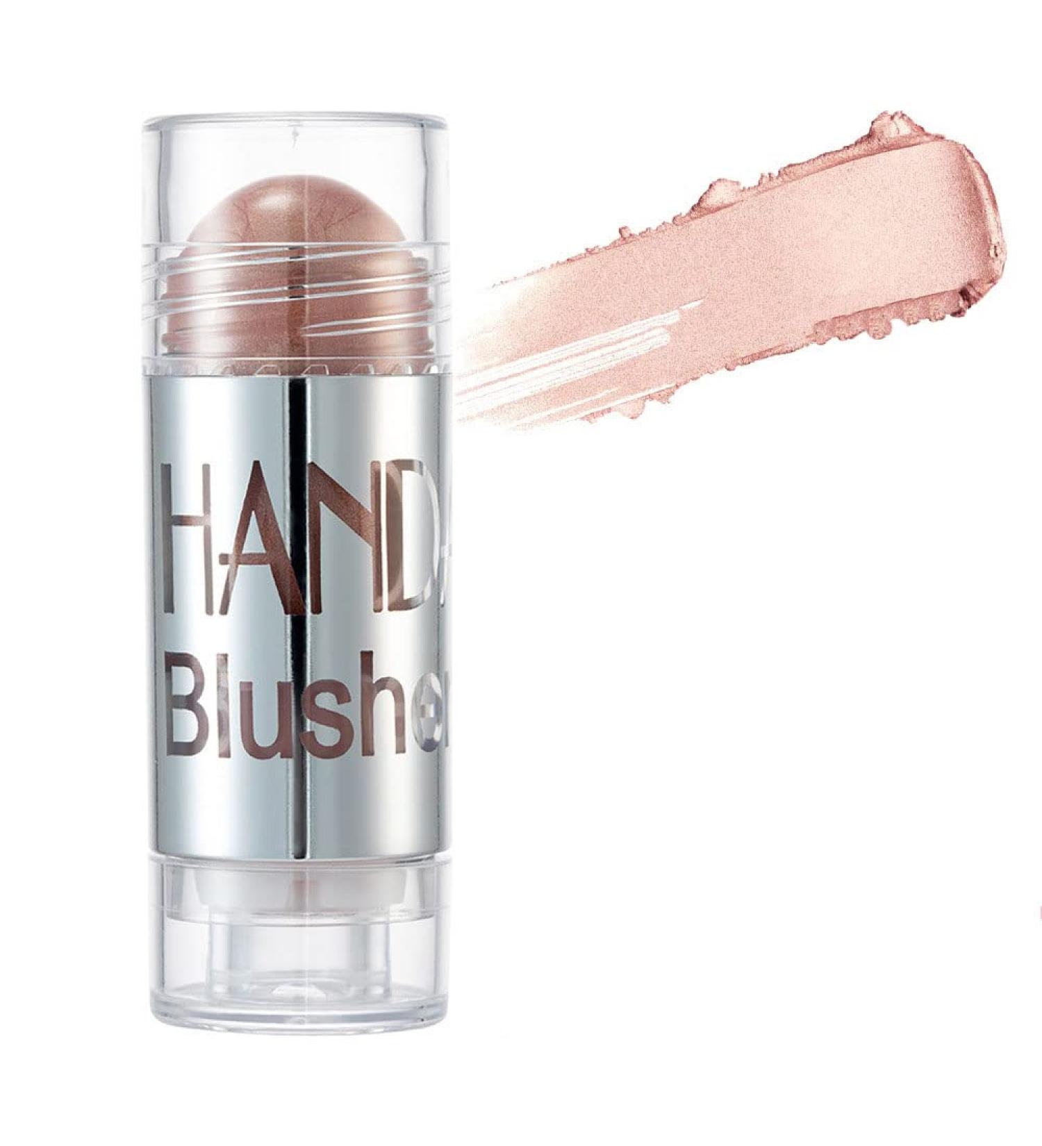 PICKX Chubby Blush Stick Multipurpose Blush Blush Stick For Cheeks Cream Blush Pink Blush Peach Stick Matte Stick Glow Stick Brighten Skin Tone (02#Highlighter) - Buy Online on GoSupps.com