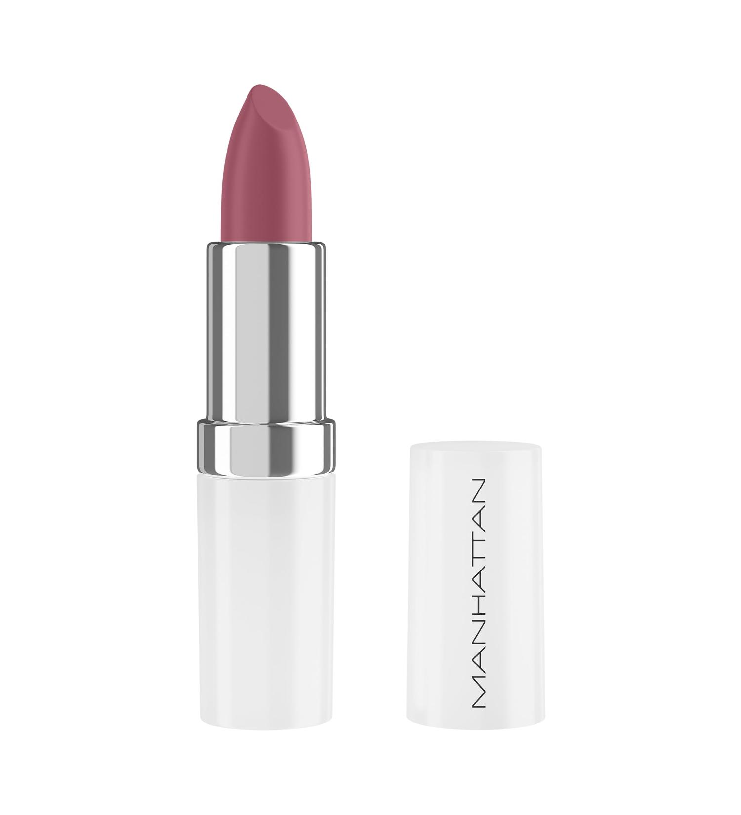Manhattan Lasting Perfection - Satin Lipstick 150 Rosewood Rose - For intense long-lasting color and hydration - Buy Online on GoSupps.com