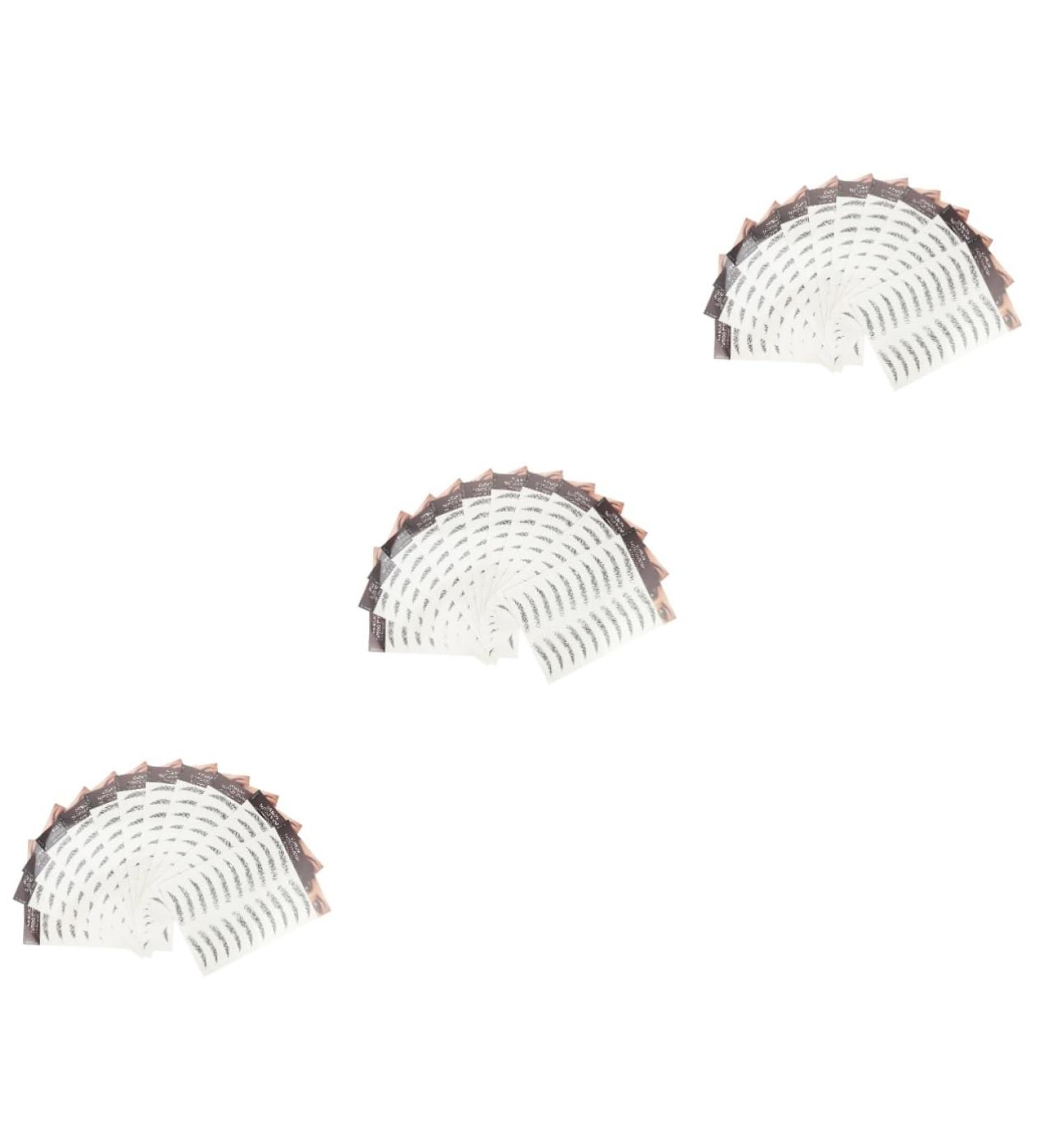 Mipcase 36 Pcs Eyebrow Stickers Waterproof Makeup Eyebrows Temporary Brow Tattoos Black Eyebrow Pretty 4d - Buy Online on GoSupps.com