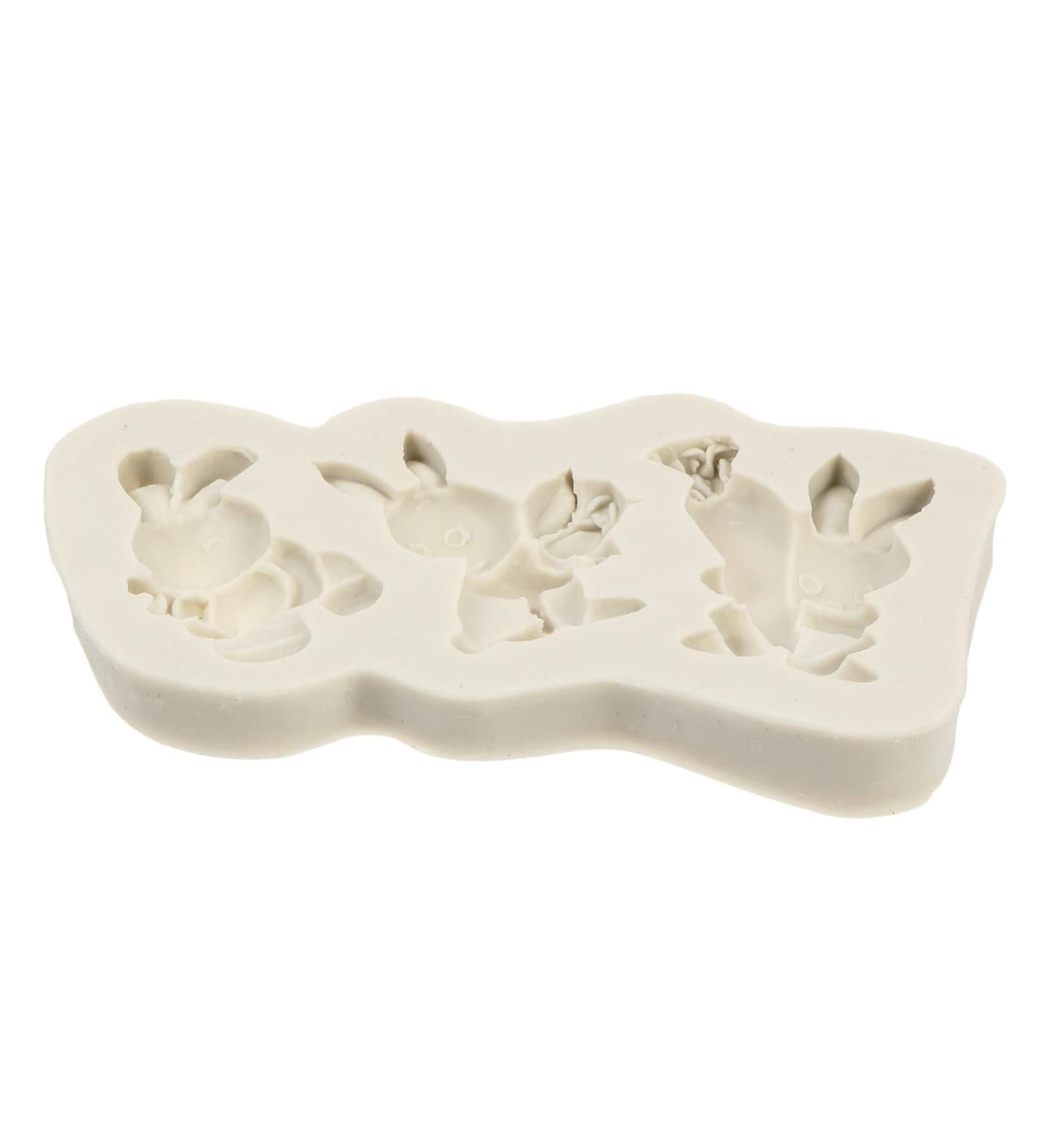 OUNONA 1pc Easter Egg Bunny Mold Silicone Treat Easter Cake Mold Animal Cake Molds Cake Decor Easter Rabbit Silicone Molds Easter Silicone Mould Food Grade Silicone Candy Clay - Buy Online on GoSupps.com