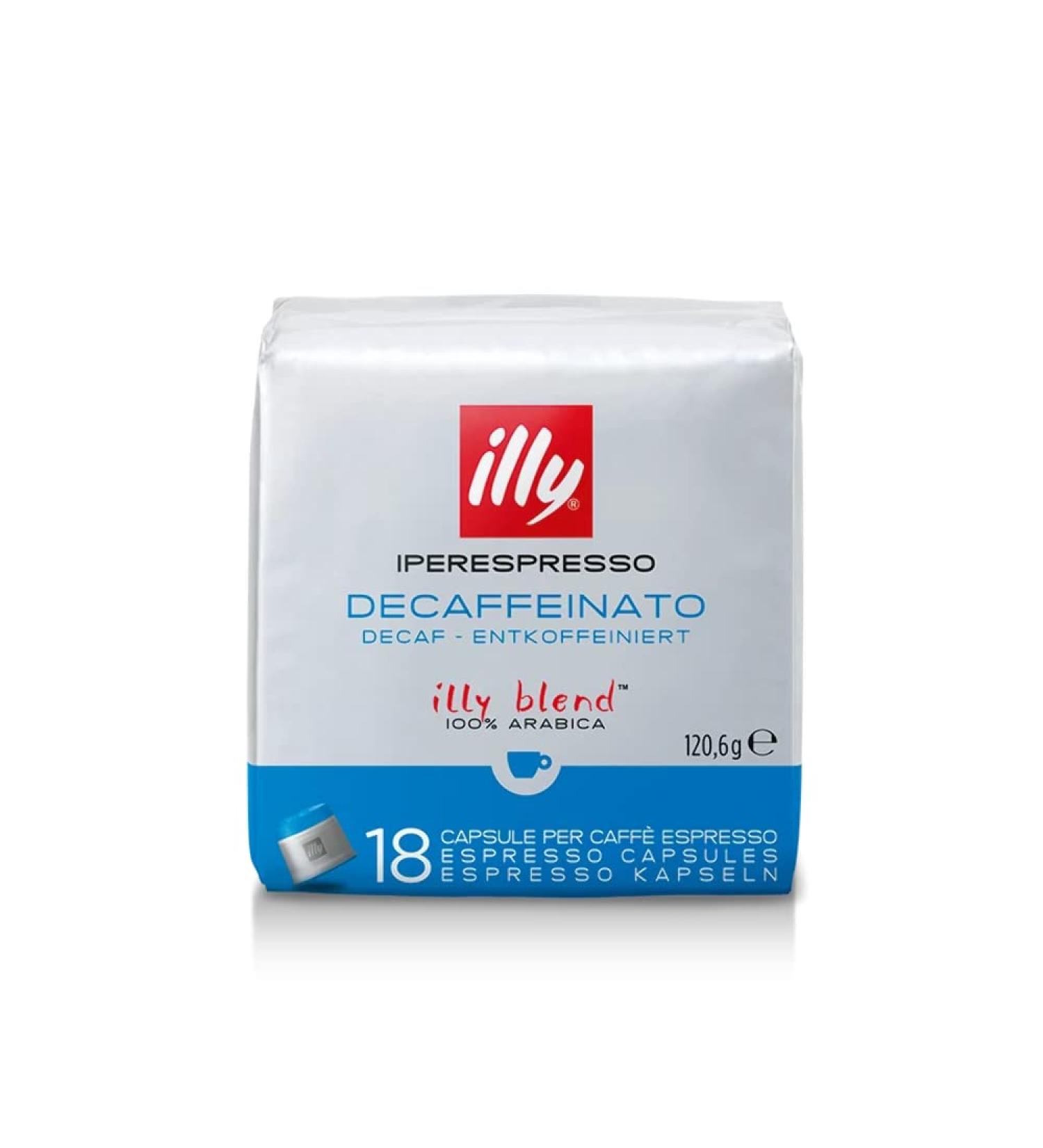 Illy Decaffeinated Coffee Iperespresso Cube 18 Capsules - Buy Online on GoSupps.com