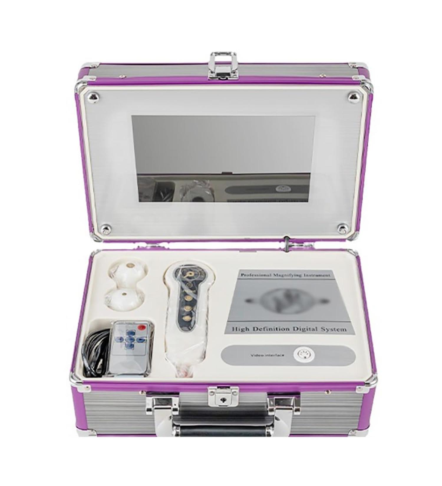 Skin Diagnostic Hair Analyzer 9 Inch Skin Follicle Detector with LCD Display Screen and 50X/200X Lens Skin Diagnostic Scanner System for Home - Buy Online on GoSupps.com