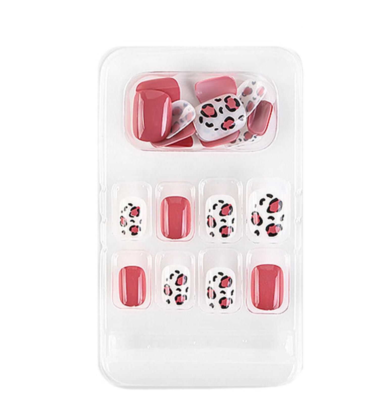 dijiusidy False Nail Fashionable Various Shapes Fingernail Full Coverage Strong Viscosity Adjustable Paster for Manicure Art 17 F741 17 1 count (Pack of 1) - Buy Online on GoSupps.com