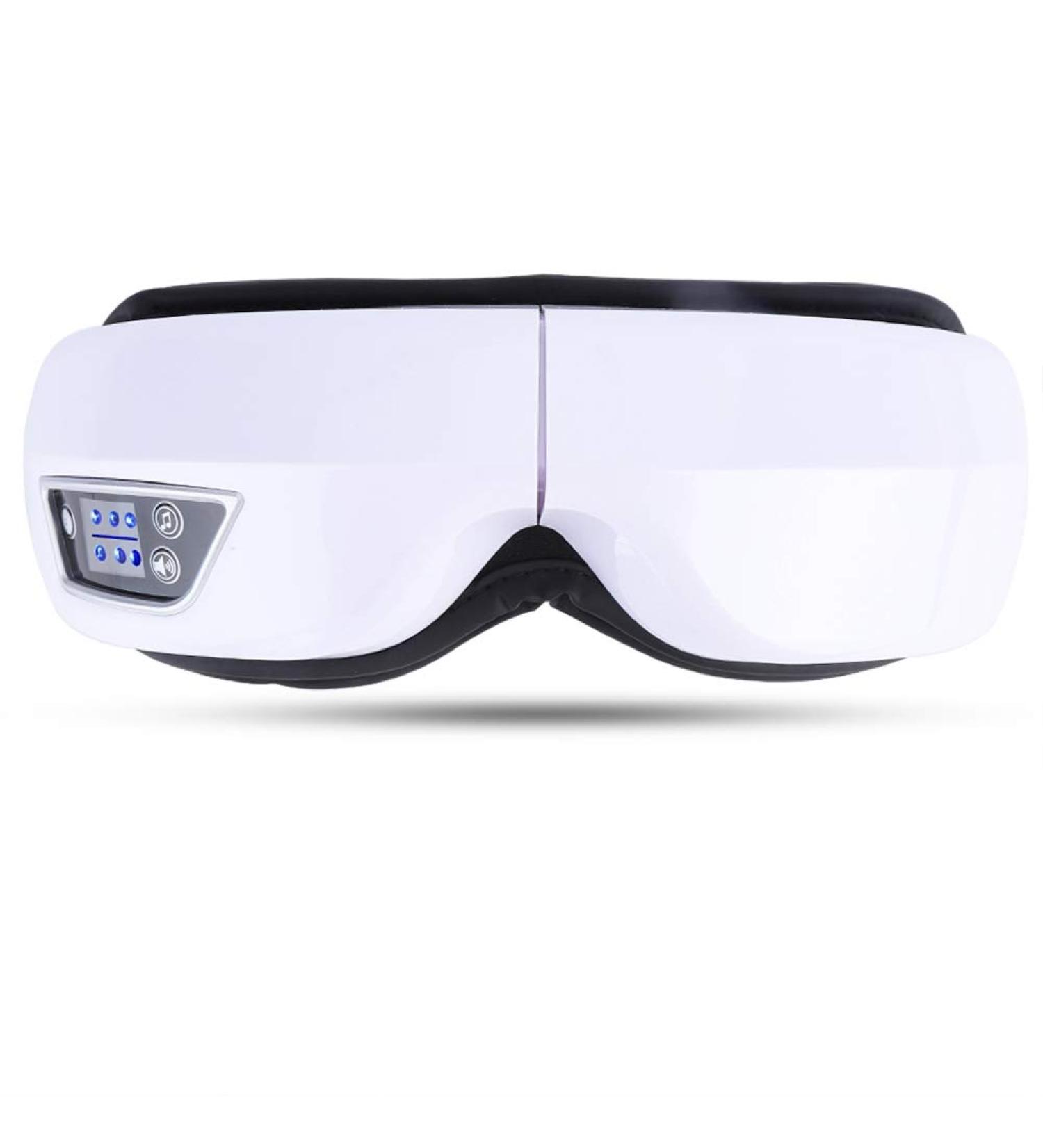Relaxing Eye Massager with Vibration & Music | Heated Eye Mask for Stress Relief at Home & Office - Buy Online on GoSupps.com