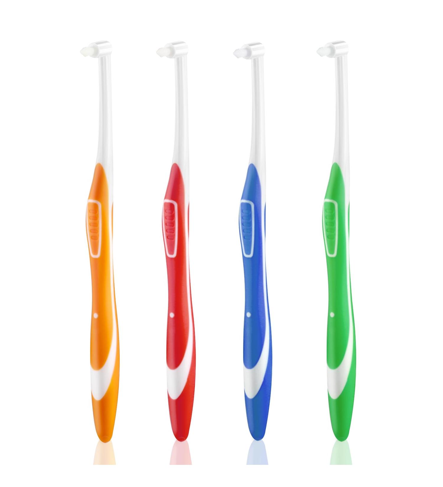 Buy Ouligay 4-Piece Soft Tuft Toothbrush Set for Braces - Effective Cleaning for Tooth Gaps - International Shipping Available - Buy Online on GoSupps.com