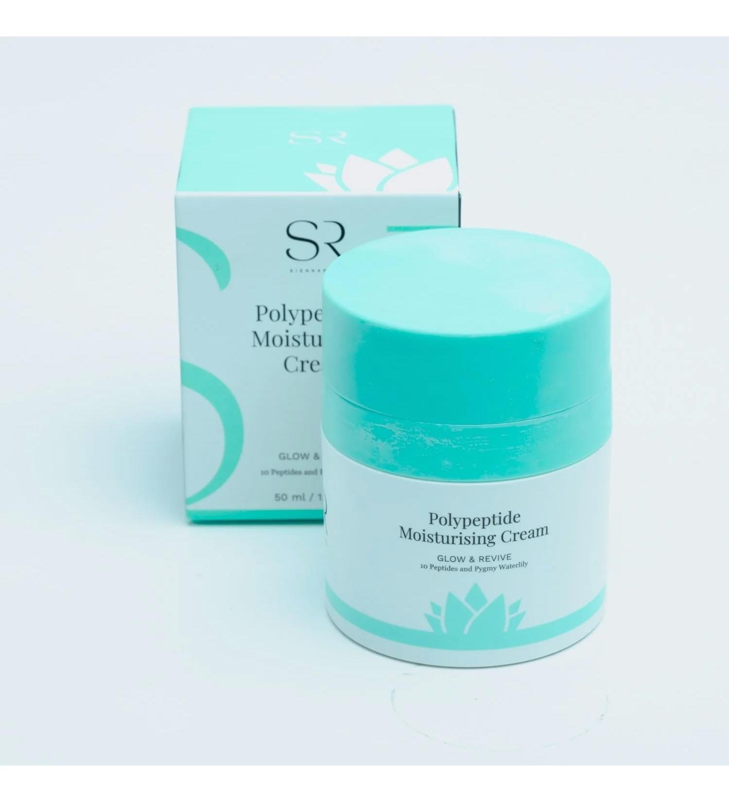 BioMiracle Sienna Rose Polypeptide Moisturizing Cream Glow & Revive 10 Peptides and Pygmy Waterlily 50 ml / 1.69 fl oz Polypeptide Cream - Buy Online on GoSupps.com