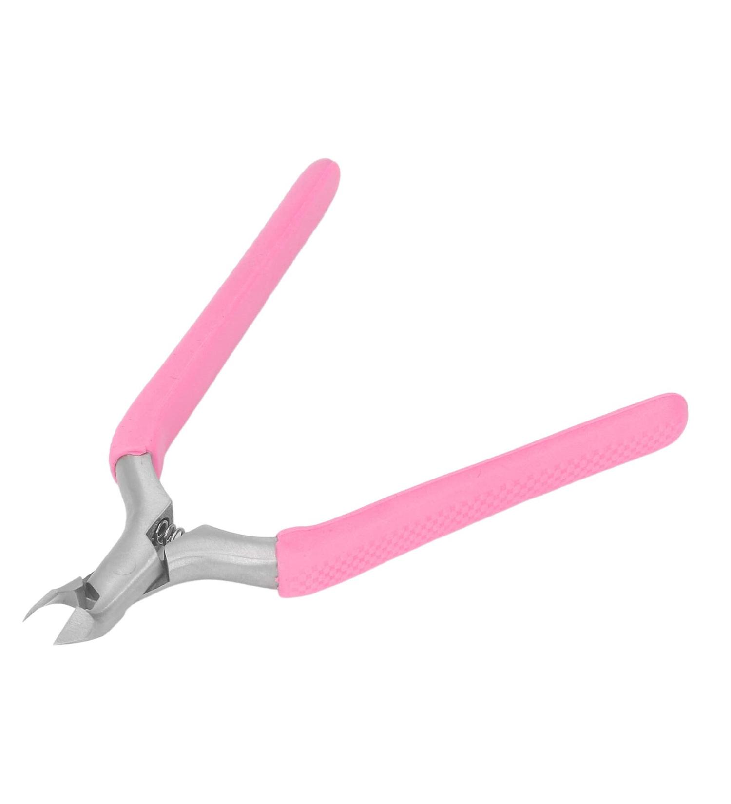 Cuticle Clipper Cuticle Trimmer Remover Tools Nail Manicure Scissors Stainless Steel Nail Trimmer (Pink) - Buy Online on GoSupps.com