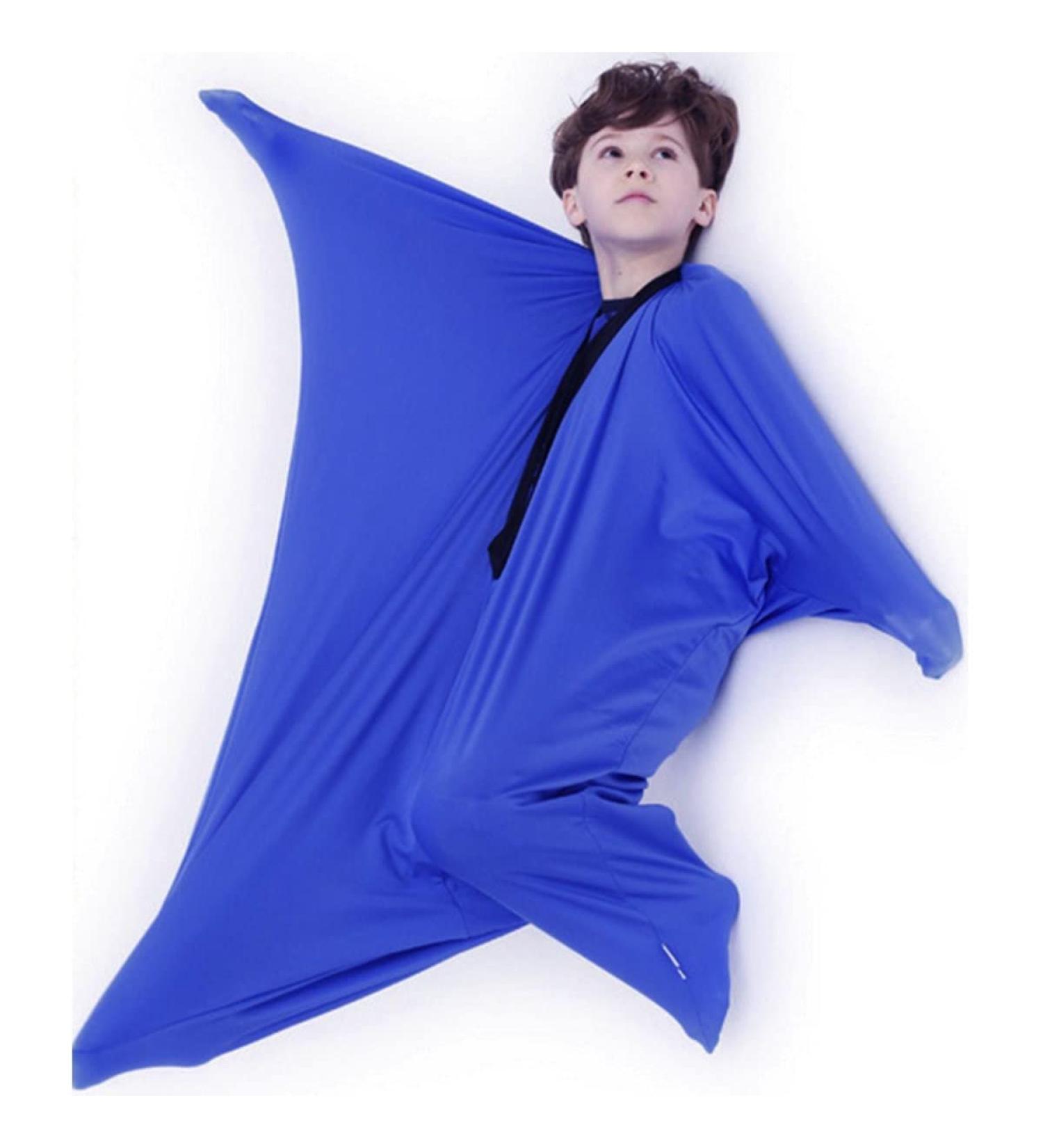 Sensory Body Sock Sensory Sox for Kids Autism and Sensory Processing Disorder Toys Special Clothes with Sensory Need for Stress Relief Self Calm and Relaxation Body Sock for 3-5 Year Olds (Color : B M-46"x27" Blue - Buy Online on GoSupps.com