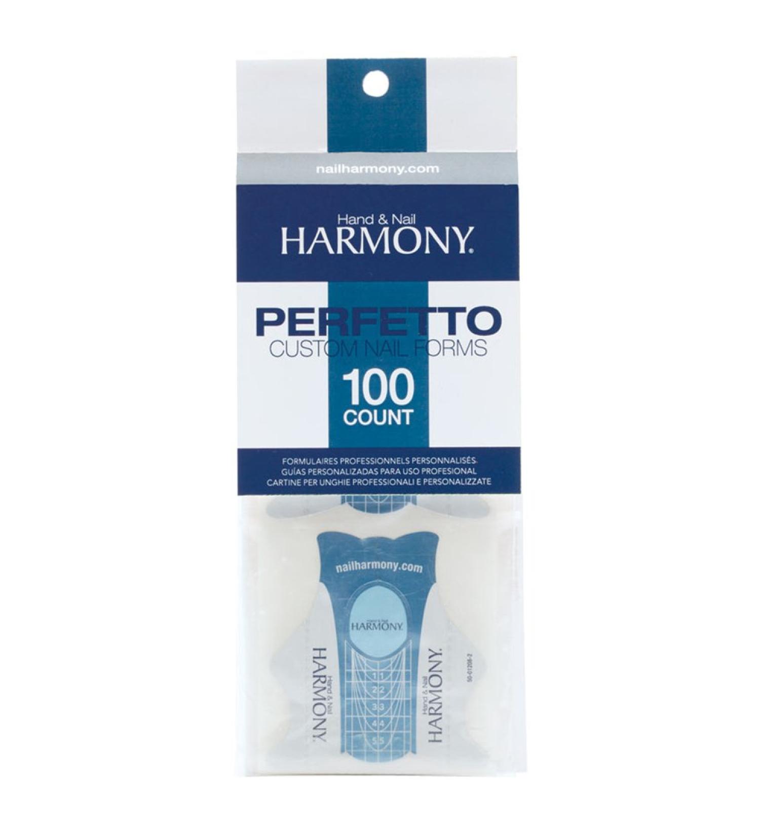 Hand & Nail Harmony Perfetto Nail Forms - 100 Count | Premium Quality Nail Enhancement for Perfect Shapes - Buy Online on GoSupps.com