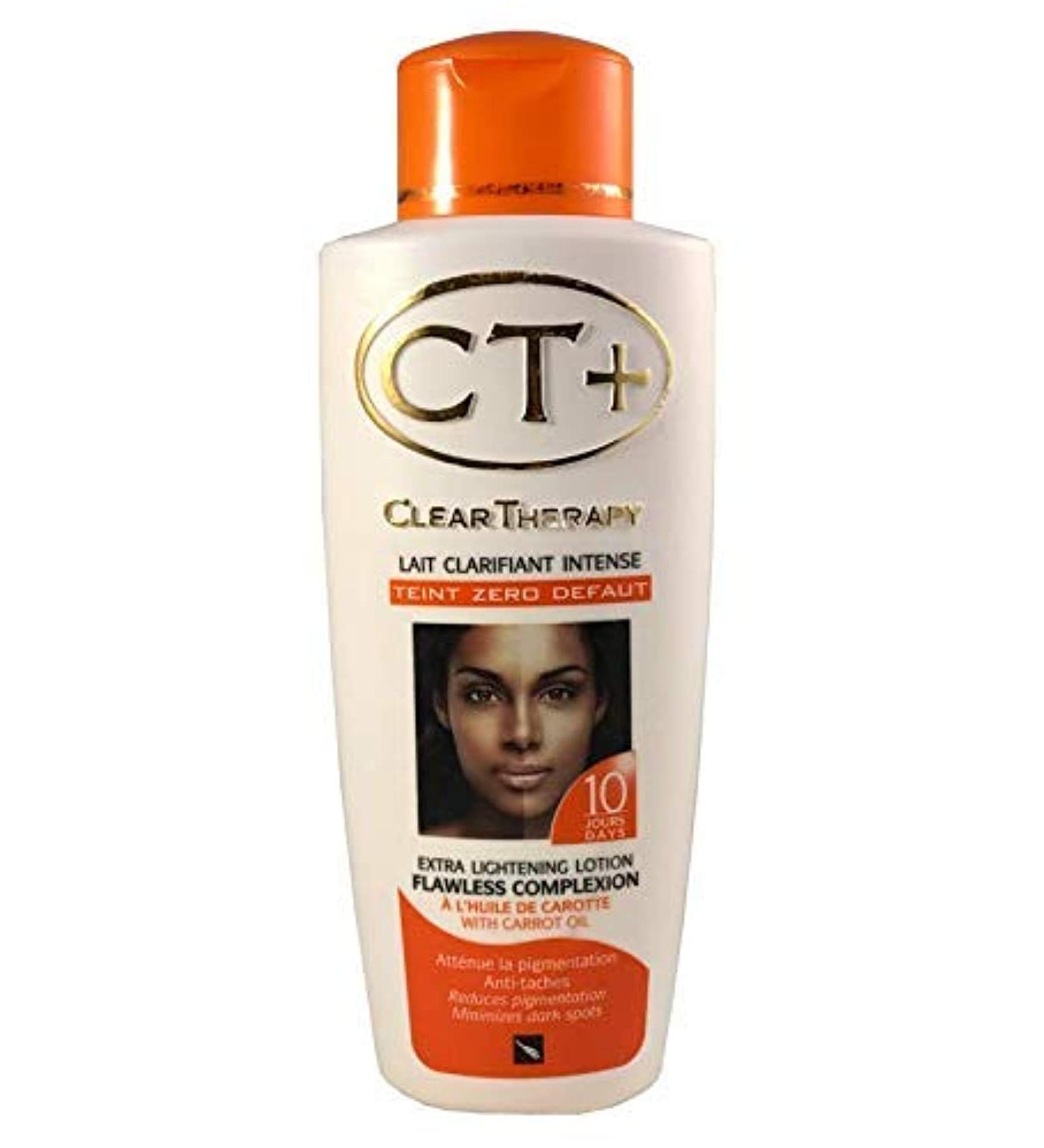 CT+ Clear Therapy Extra Lightening Lotion with Carrot Oil - 250ml | International Shipping Available - Buy Online on GoSupps.com