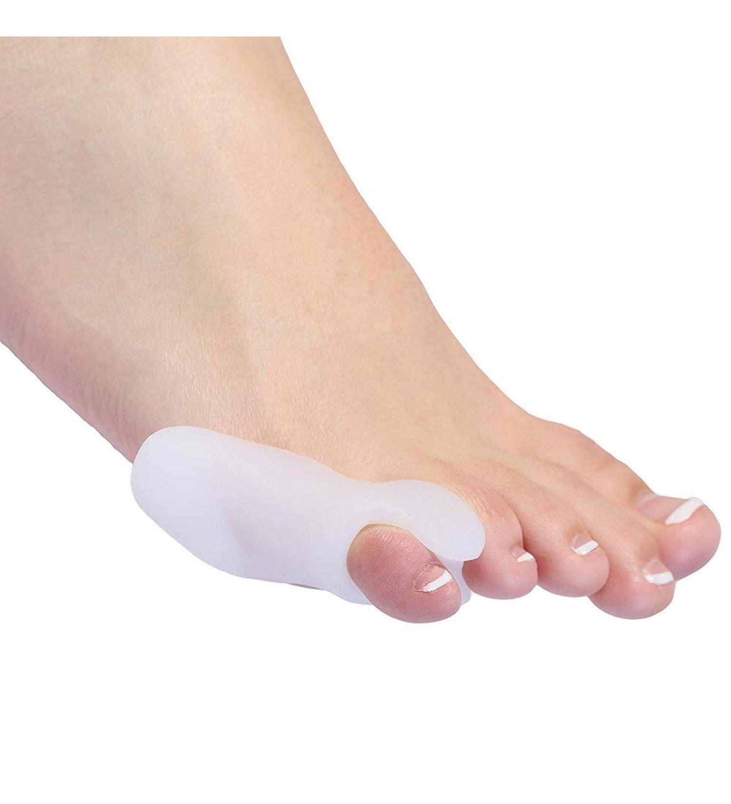JYCCH 8 Pairs Gel Cushion Pain Relief Pads with Toe Separator - Premium Foot Technique Aid & Protective Toe Straightener Cover for Comfortable Walking - Buy Online on GoSupps.com