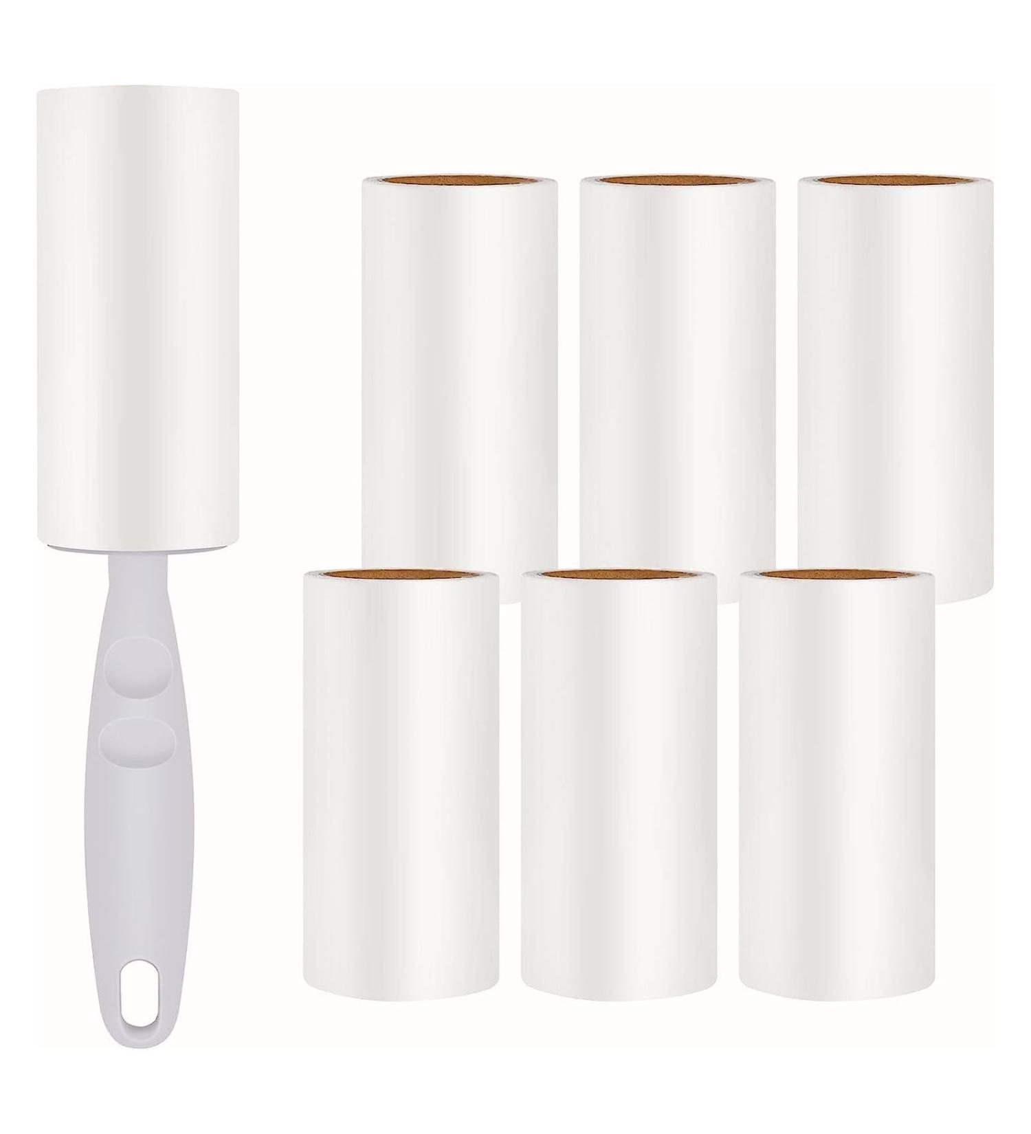 Flintronic Extra Sticky Lint Roller (7PC) - Best for Animal Hair Dust & Lint Removal on Carpets & Clothing - Buy Online on GoSupps.com
