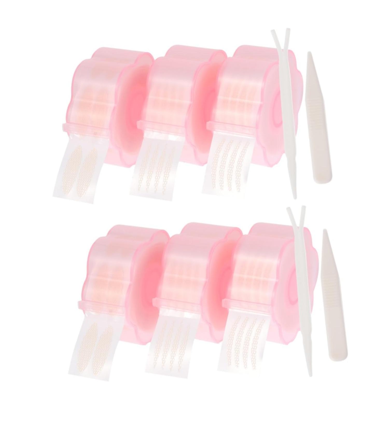 FOMIYES 6 Rolls Double Eyelid Sticker Adhesive Eyelid Strip Self-adhesive Eyelid Stickers Double Eyelid Tape Tool Droopy Eyelid Stickers Makeup Double Eyelid Fiber Glue Patch - Buy Online on GoSupps.com