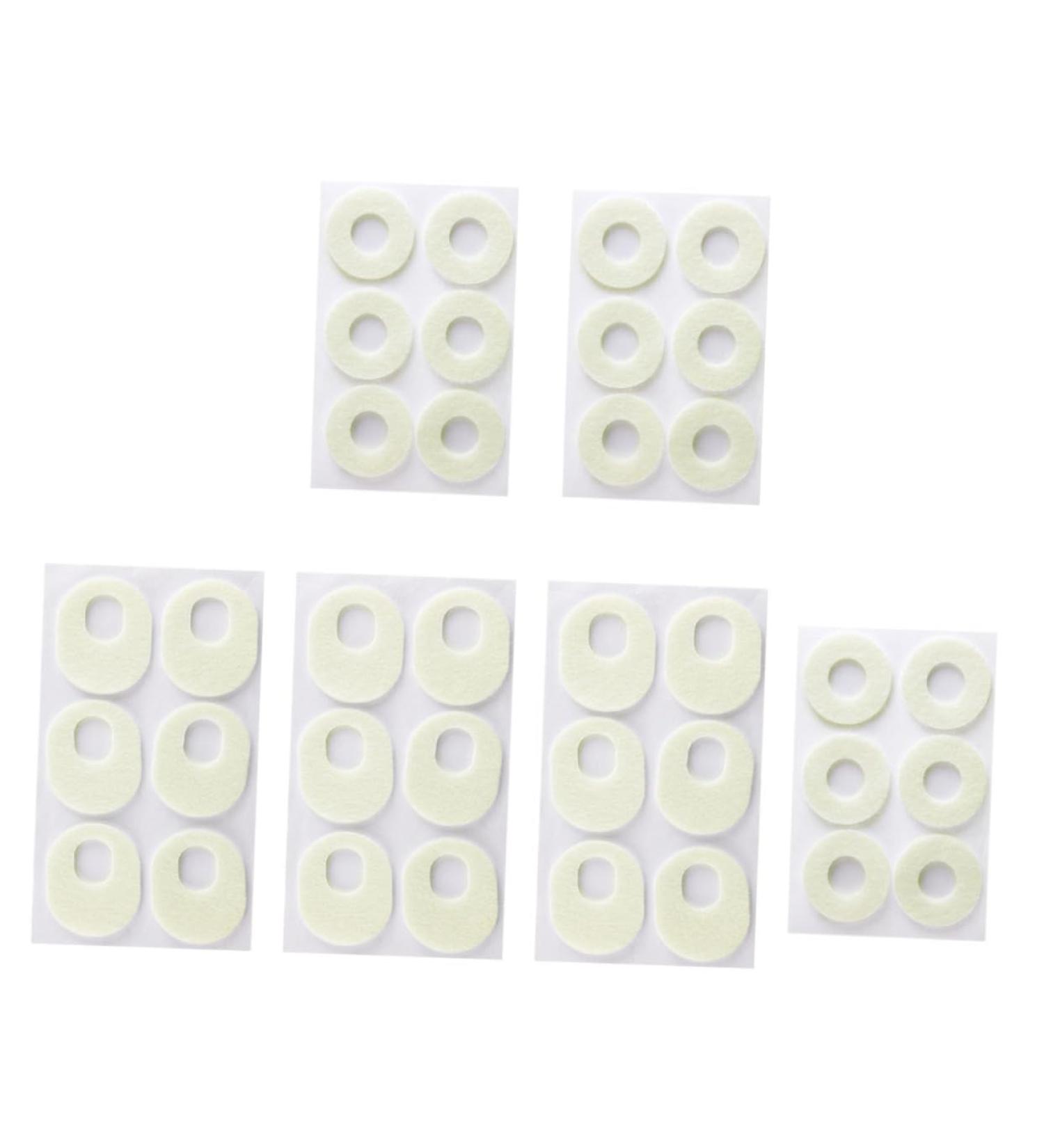 Gogogmee 6 Sheets Felt Corn Stickers Corn Cushions Sweat-Absorbent Foot Pads Corn Pads Self-Adhesive Calluses Pads Felt Foot Corn Stickers Foot Corn Treatment Pads Foot Corn Remover Pads - Buy Online on GoSupps.com