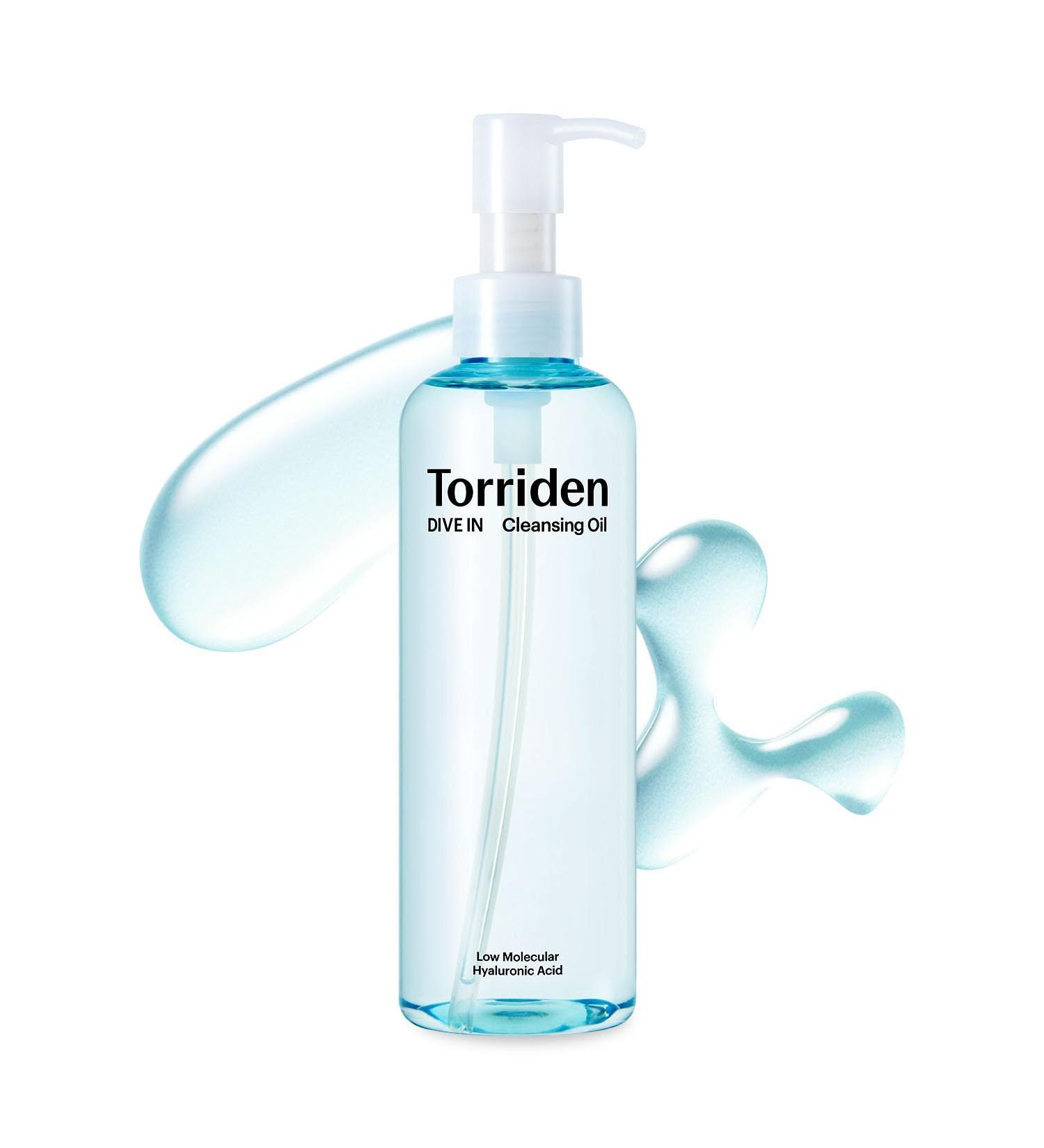 Torriden DIVE IN Huile nettoyante 200 ml | D maquillant et dissolvant de points noirs | Huile nettoyante hydratante en profondeur pour tous les types de peau et peaux sensibles | Avec acide - Buy Online on GoSupps.com