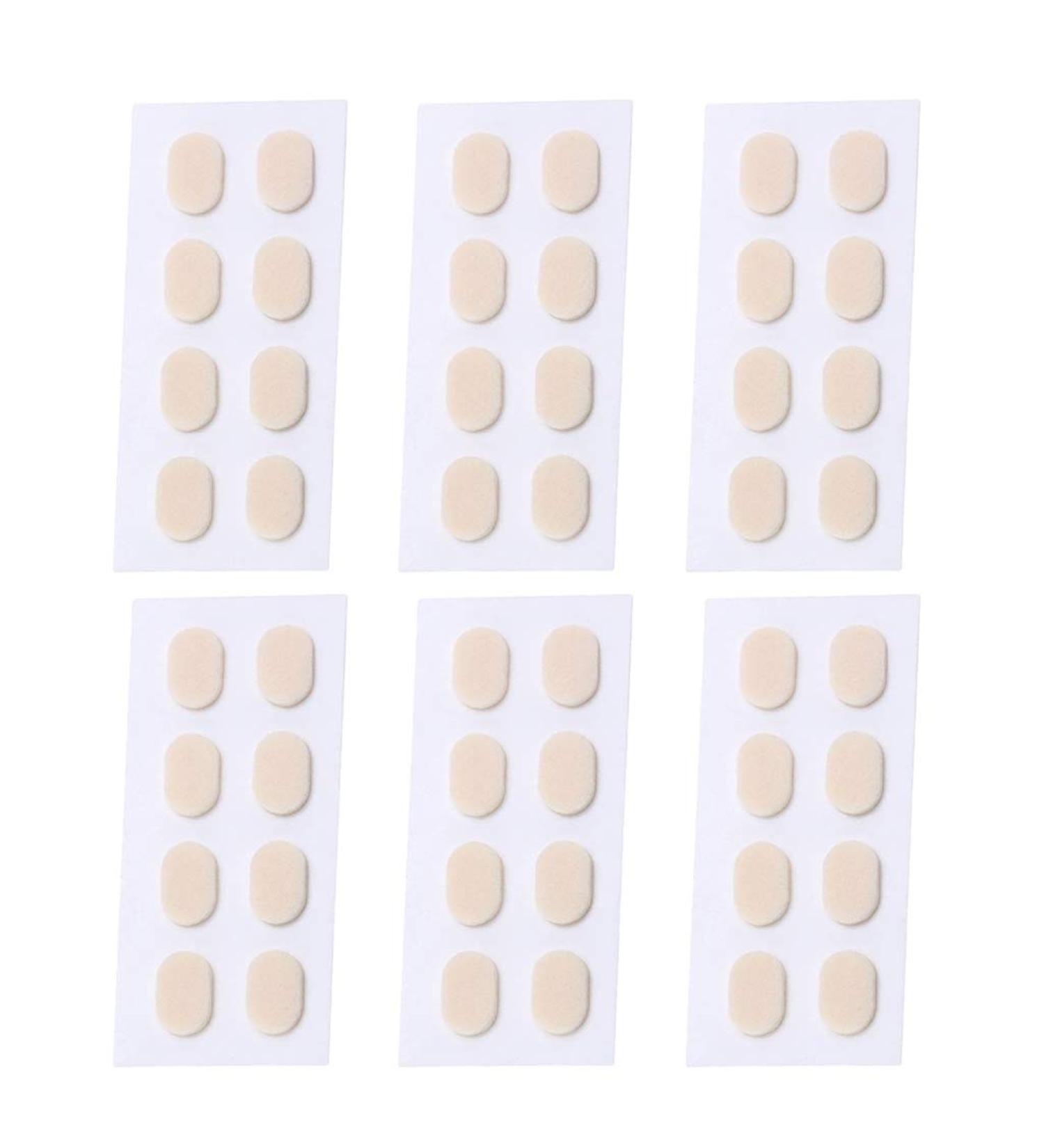 24 Pairs Non-Slip Soft Stick-On Nose Pads for Eyeglasses - Comfort & Stability 1.0mm - International Shipping Available! - Buy Online on GoSupps.com