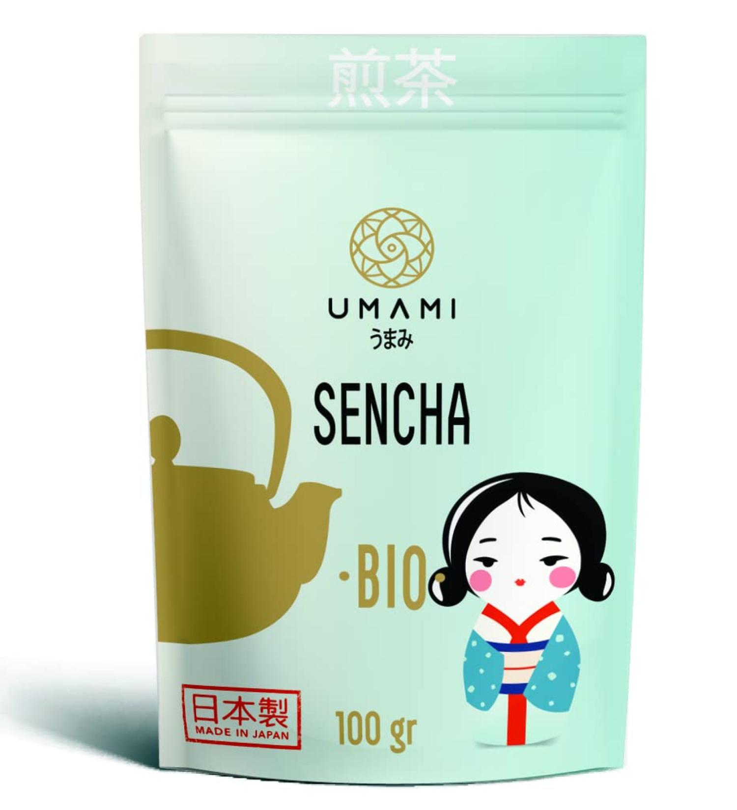  Umami Umami Organic Sencha Green Tea Grown in Uji Kyoto Japan 100g - Buy Online on GoSupps.com