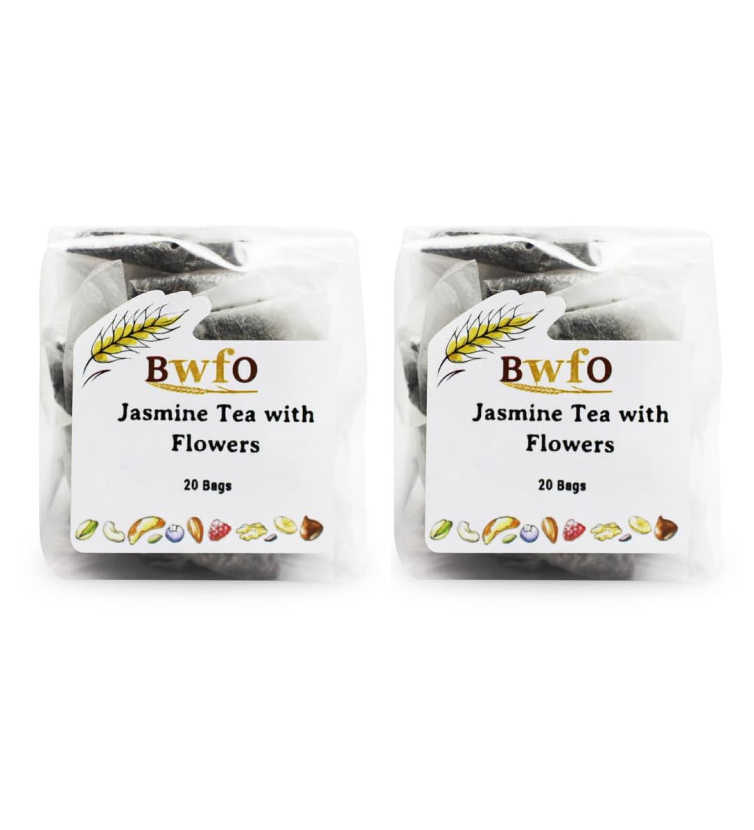 Jasmine Tea with Flowers 40 Bags (BWFO)