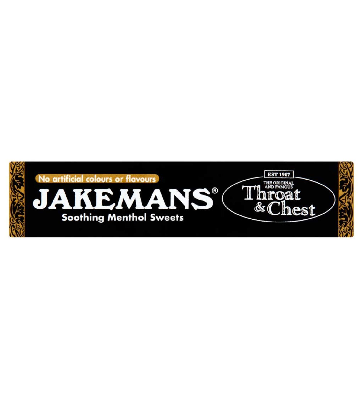 Jakemans Throat & Chest Soothing Menthol Sweets 41g