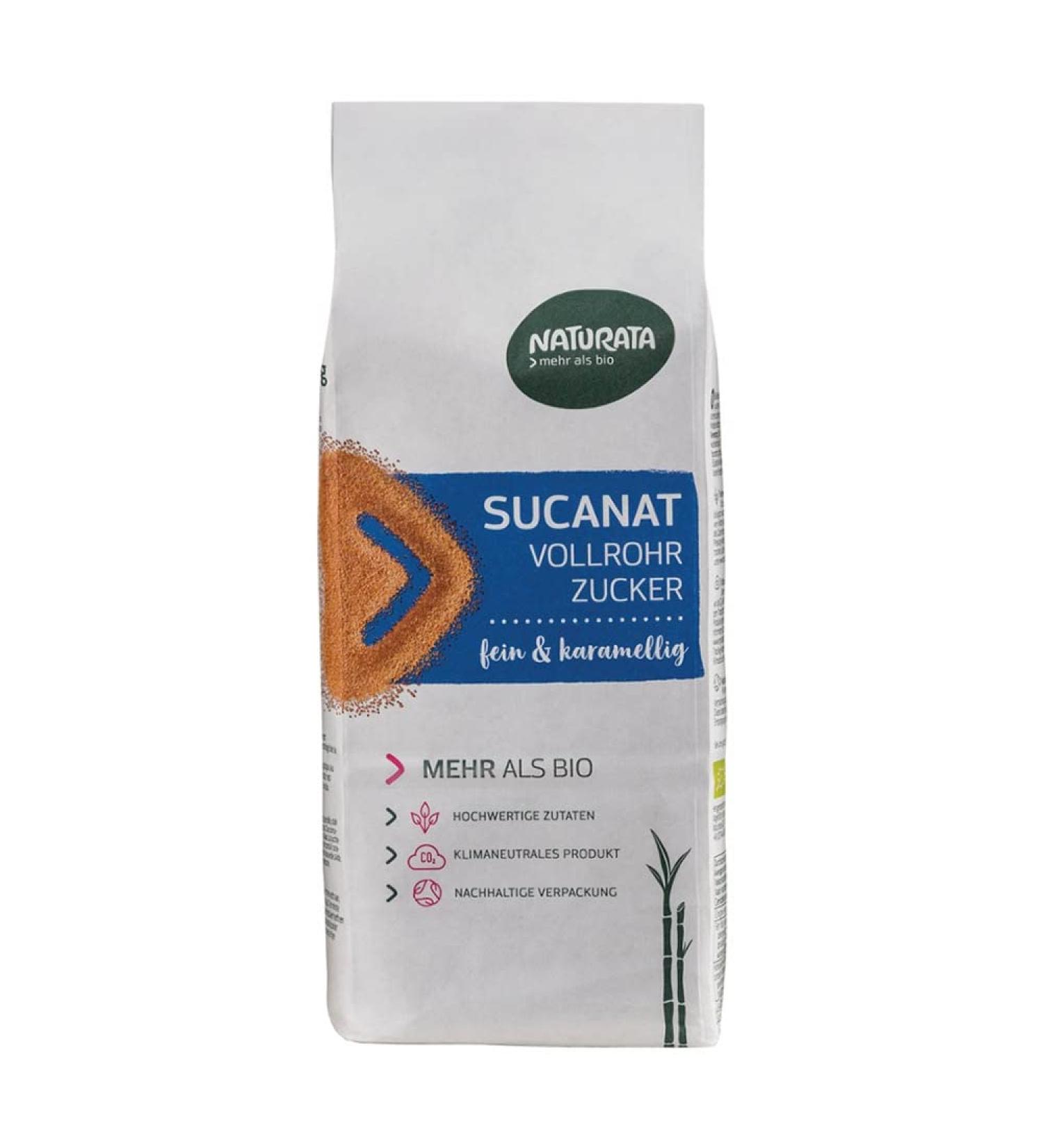Naturata organic whole cane sugar sucanat 800 g