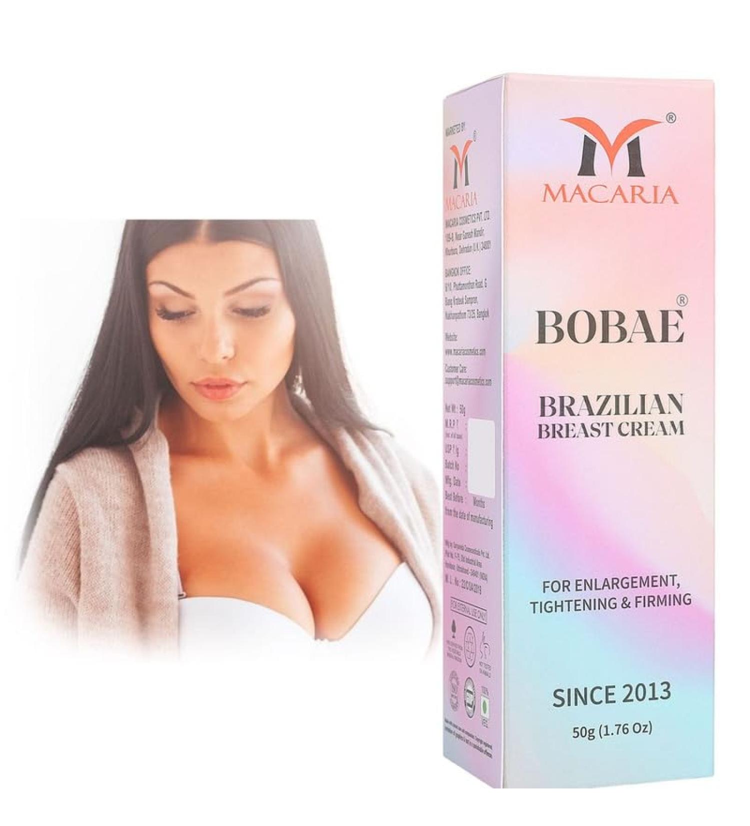 MACARIA Bobae Brazilian Breast enlargement cream enhancement Oil Bigger Bust firming lfting oil for black women - Buy Online on GoSupps.com