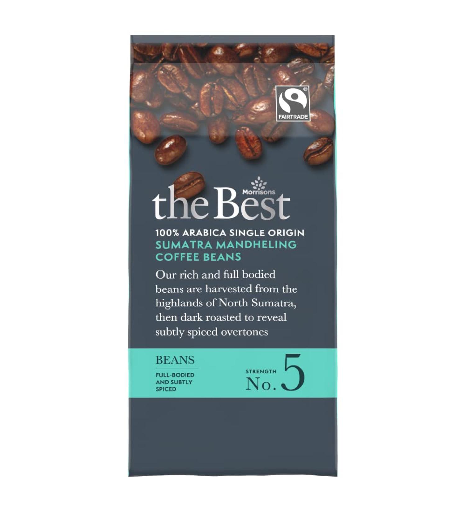 Morrisons The Best Sumatra Coffee Beans 227g
