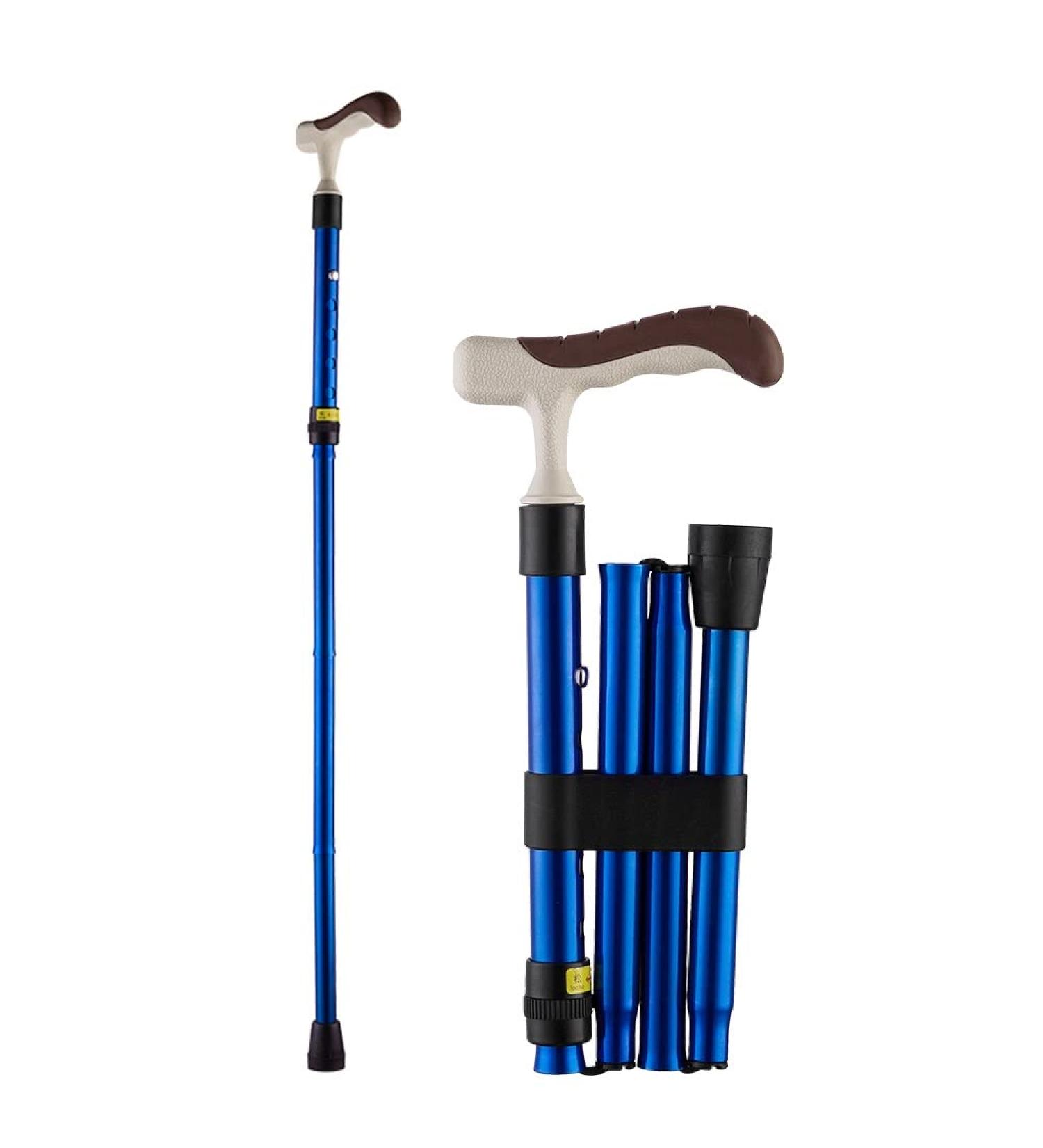 1 Pair of Forearm Crutches Crutches for Travel Height Adjustable 84-94cm Crutches for Walking Lightweight Non-Slip with Rubber Handles Folding Easy to Store (1 Pcs) Journey - Buy Online on GoSupps.com
