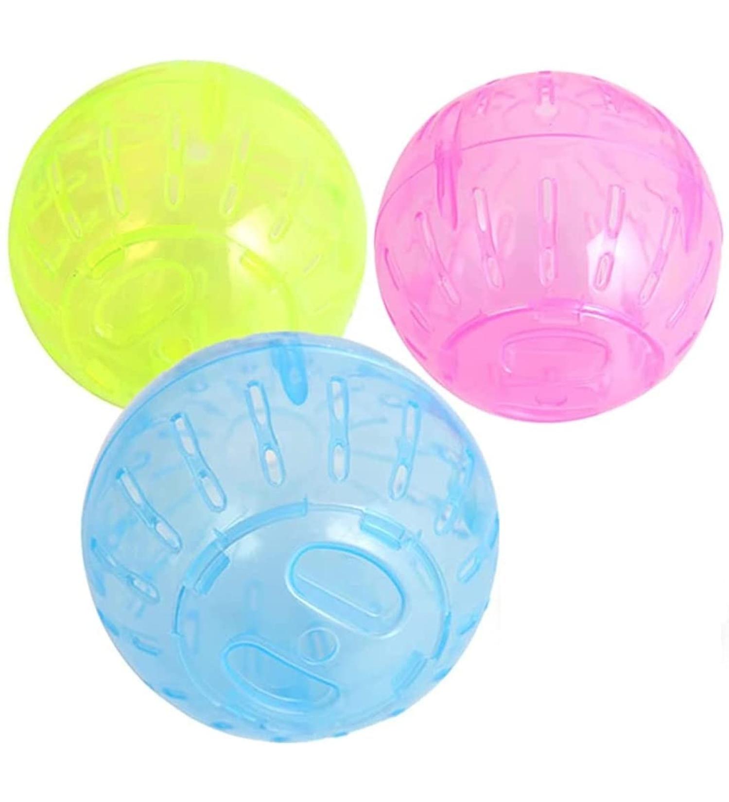 Plastic Pet Mice Jogging Ball Hamster Gerbil Rat Exercise Portable Funny Solid Hamster Running Balls Play Toys Accessory Useful and Practical Professional Design - Buy Online on GoSupps.com