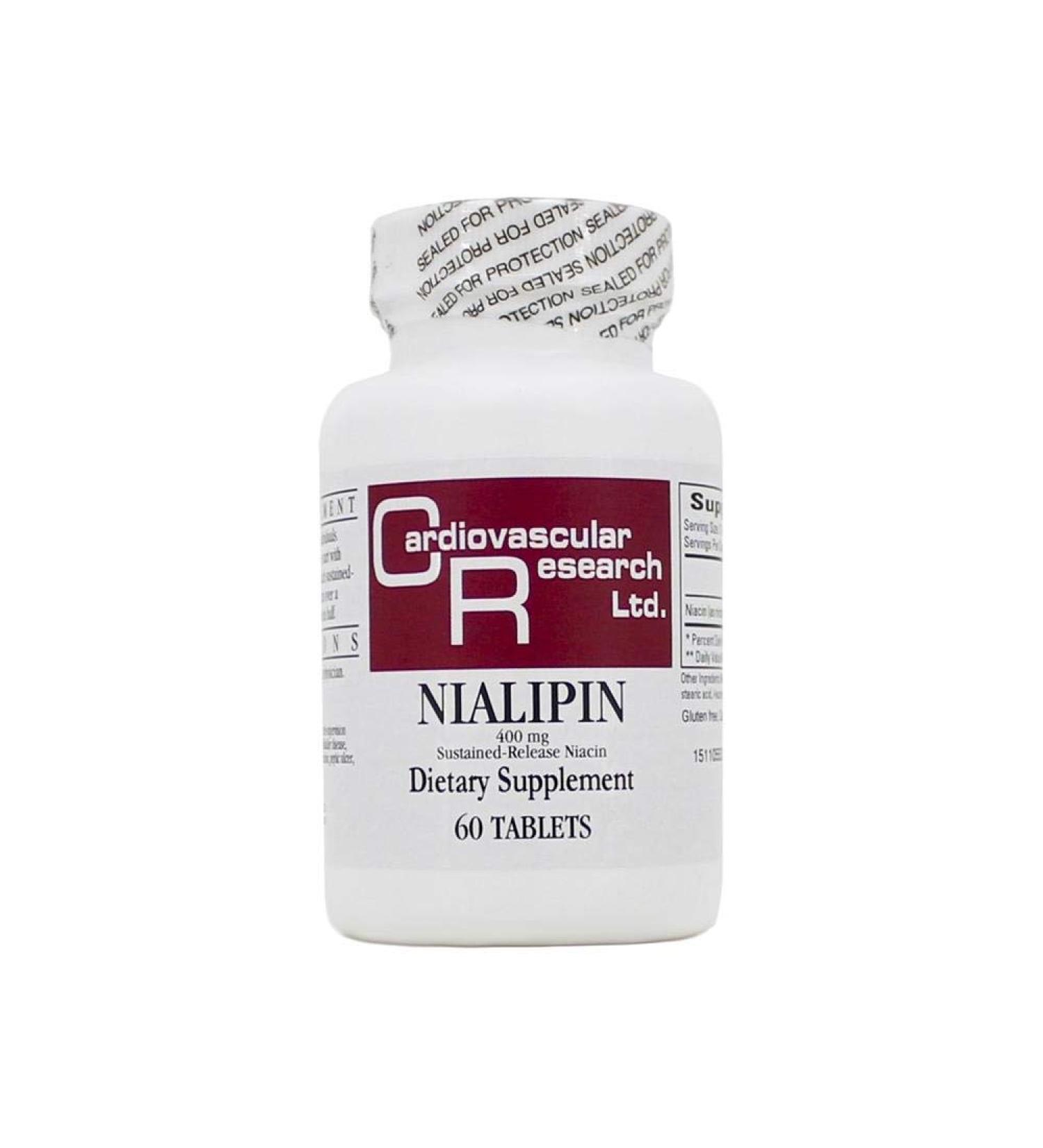 Ecological Formulas Nialipin 400Mg (Time Release) 60 Caps